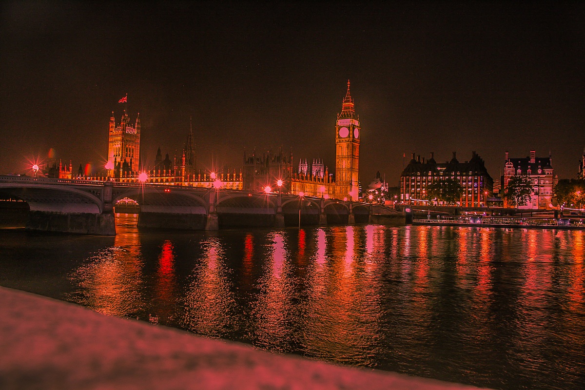 house of parliament by night...