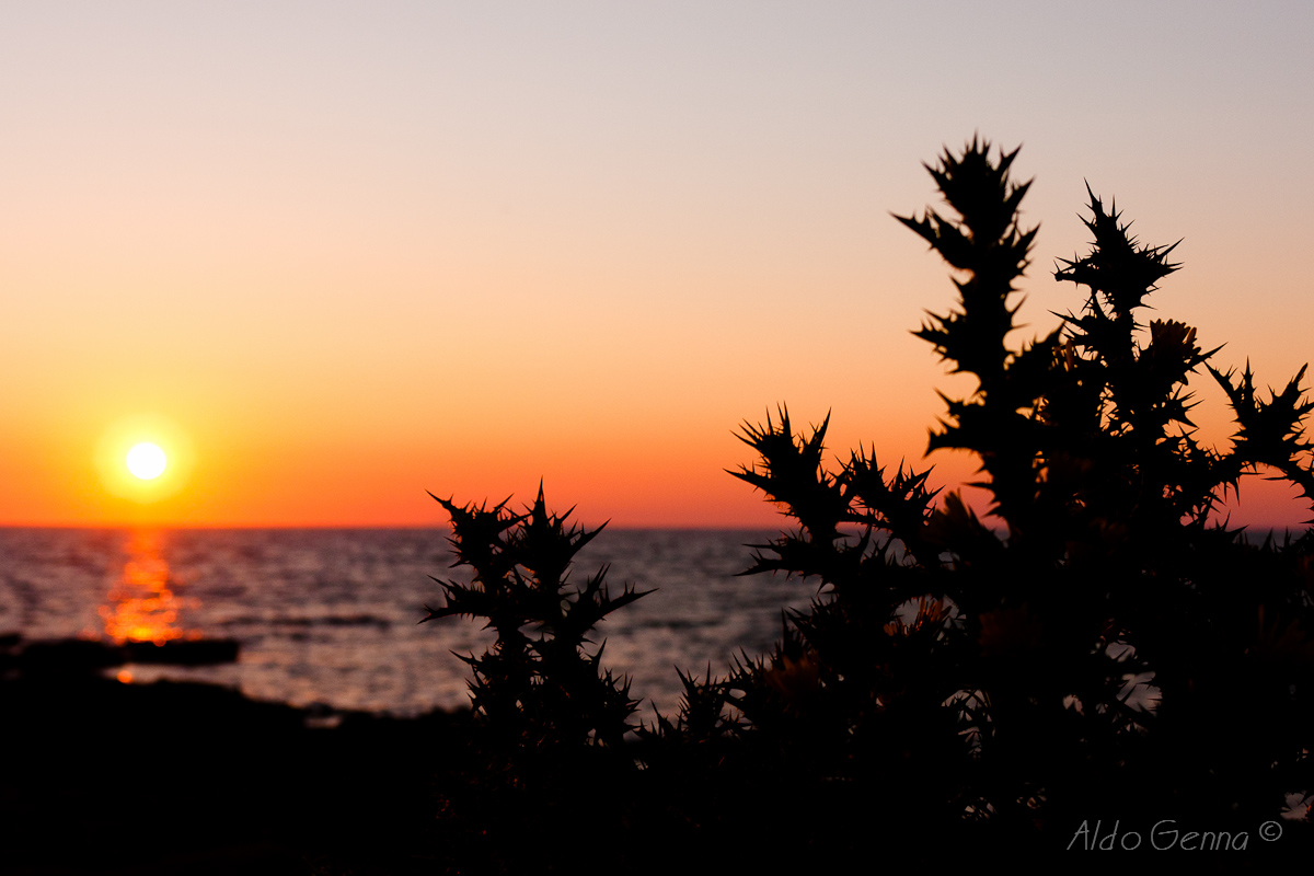 Sunset on the Mediterranean...