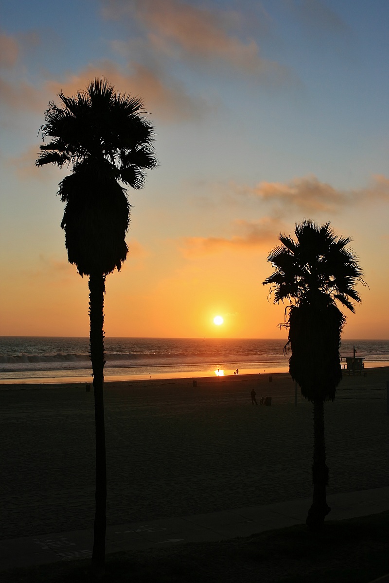 Sunset in Santa Monica...