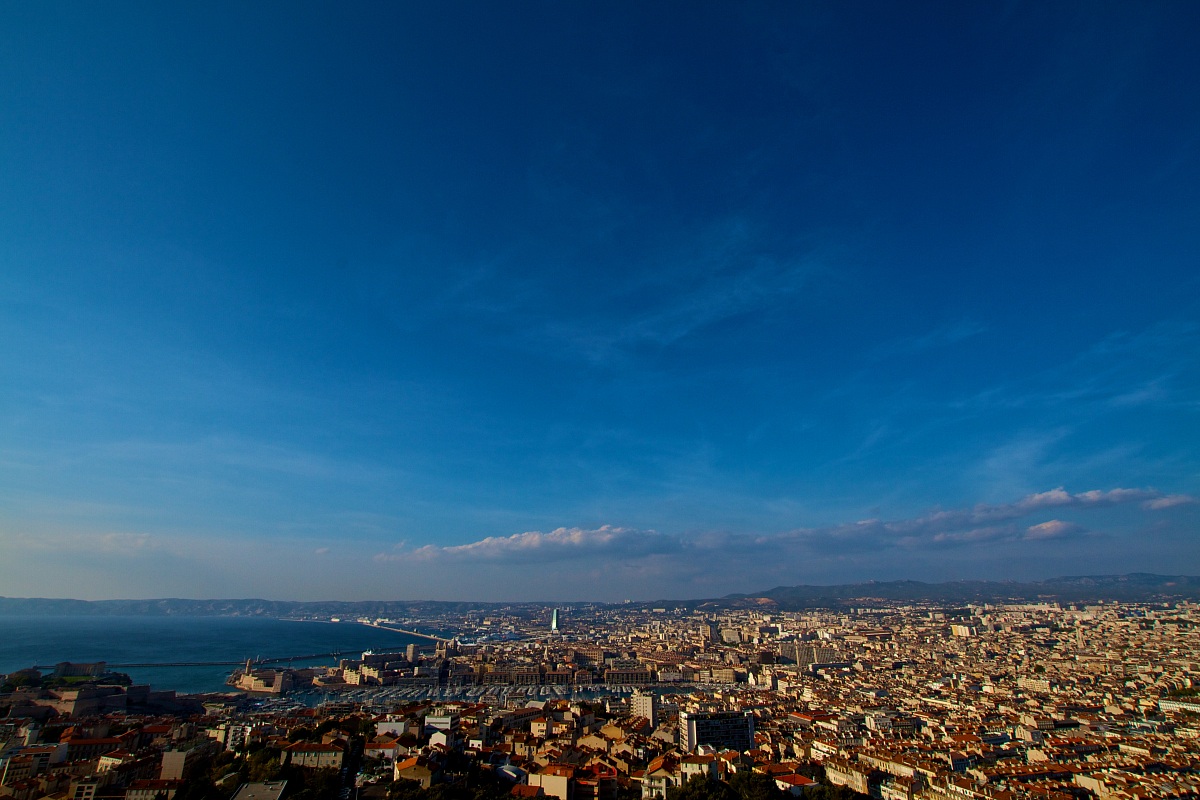 View of Marseille...