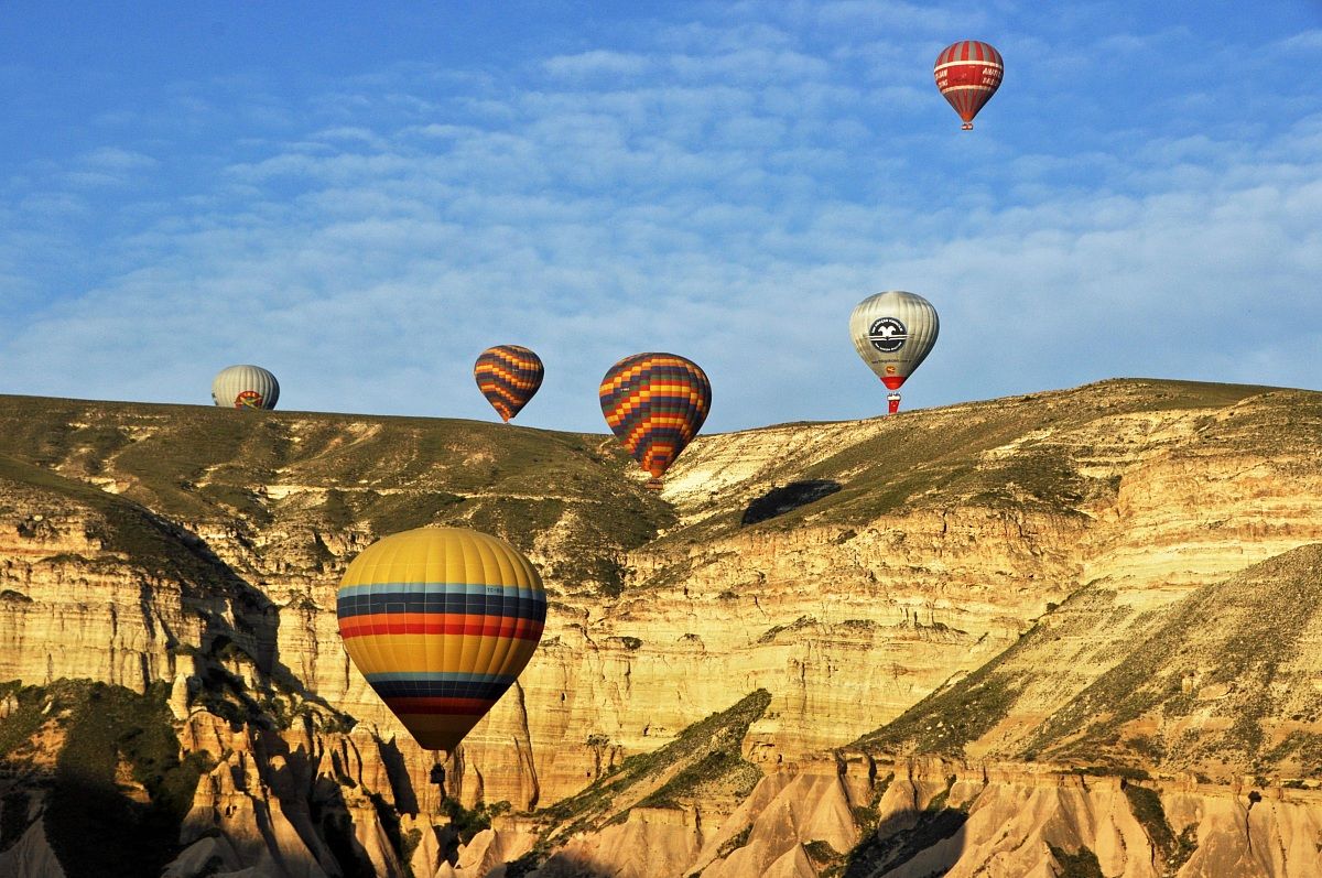 8 Hot Air Balloons in Cappadocia...