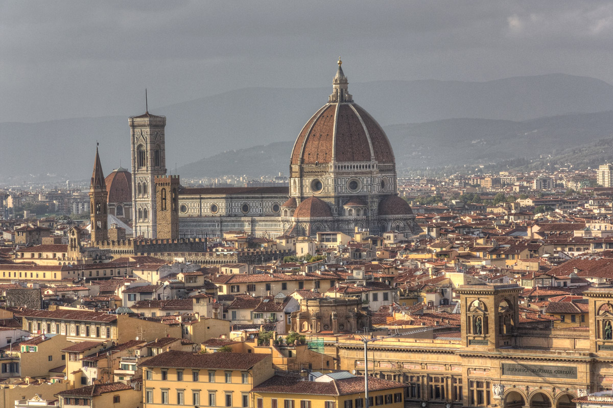 The Cathedral seen from Piazzale Michelangelo...