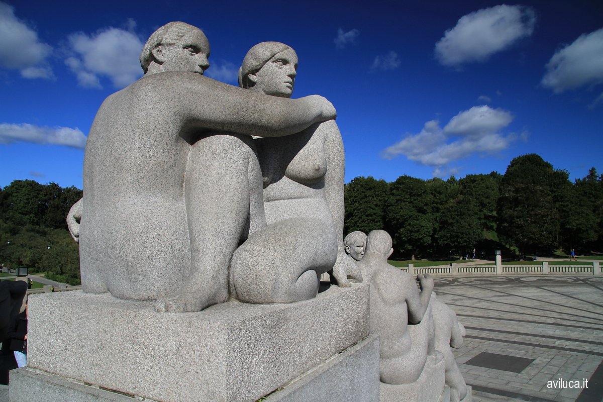 Vigeland Sculpture Park in Oslo ......