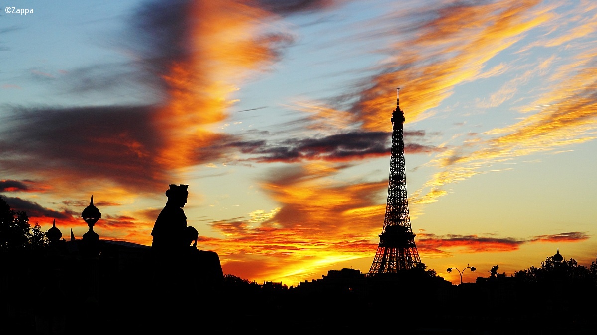 Sunset in Paris...