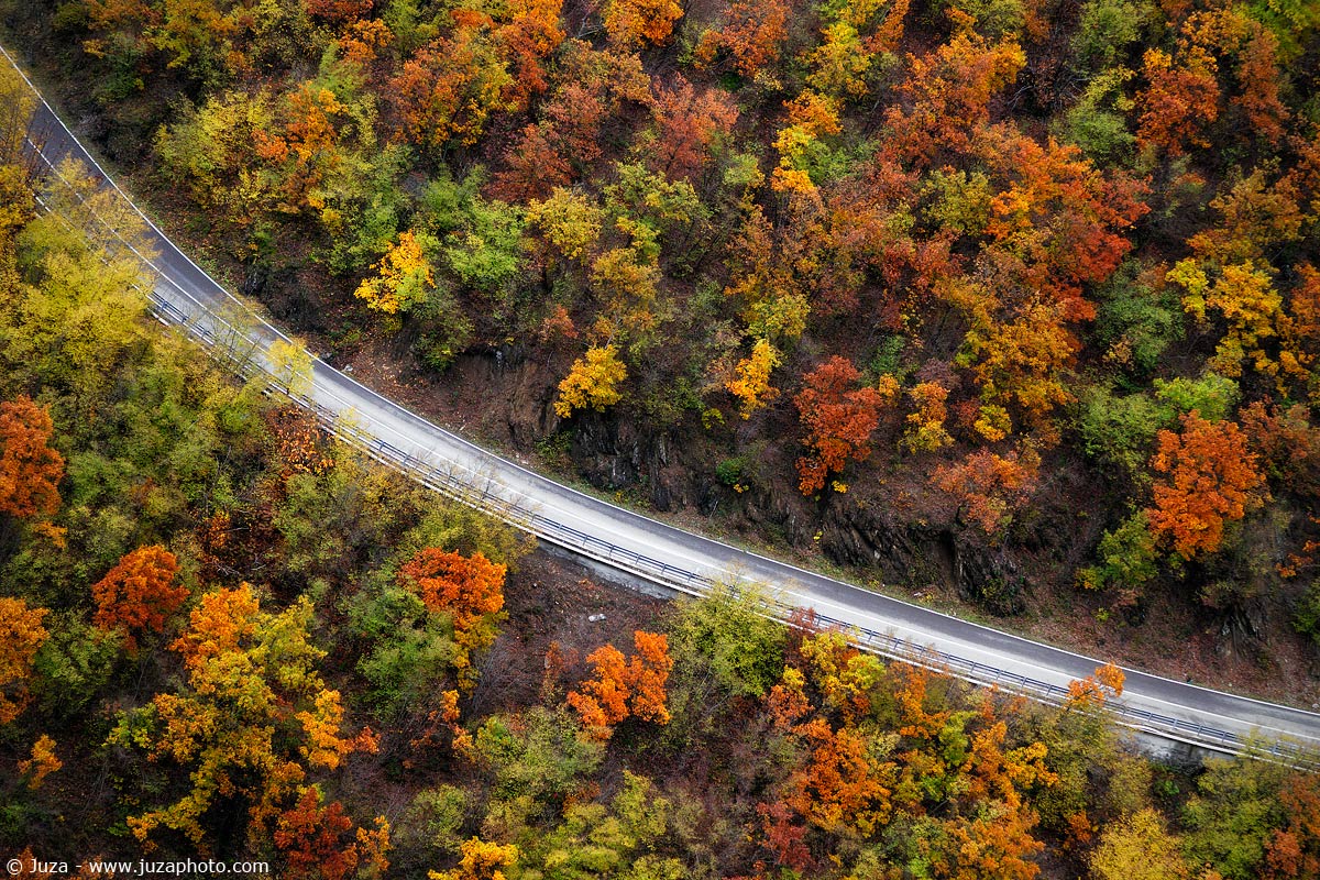 Highway 45 in the fall, 016,330...