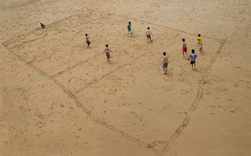 Beach soccer...