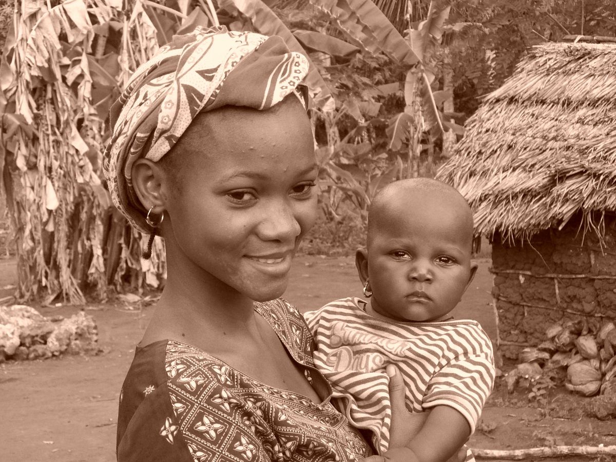 Giovane mamma,Tanzania...