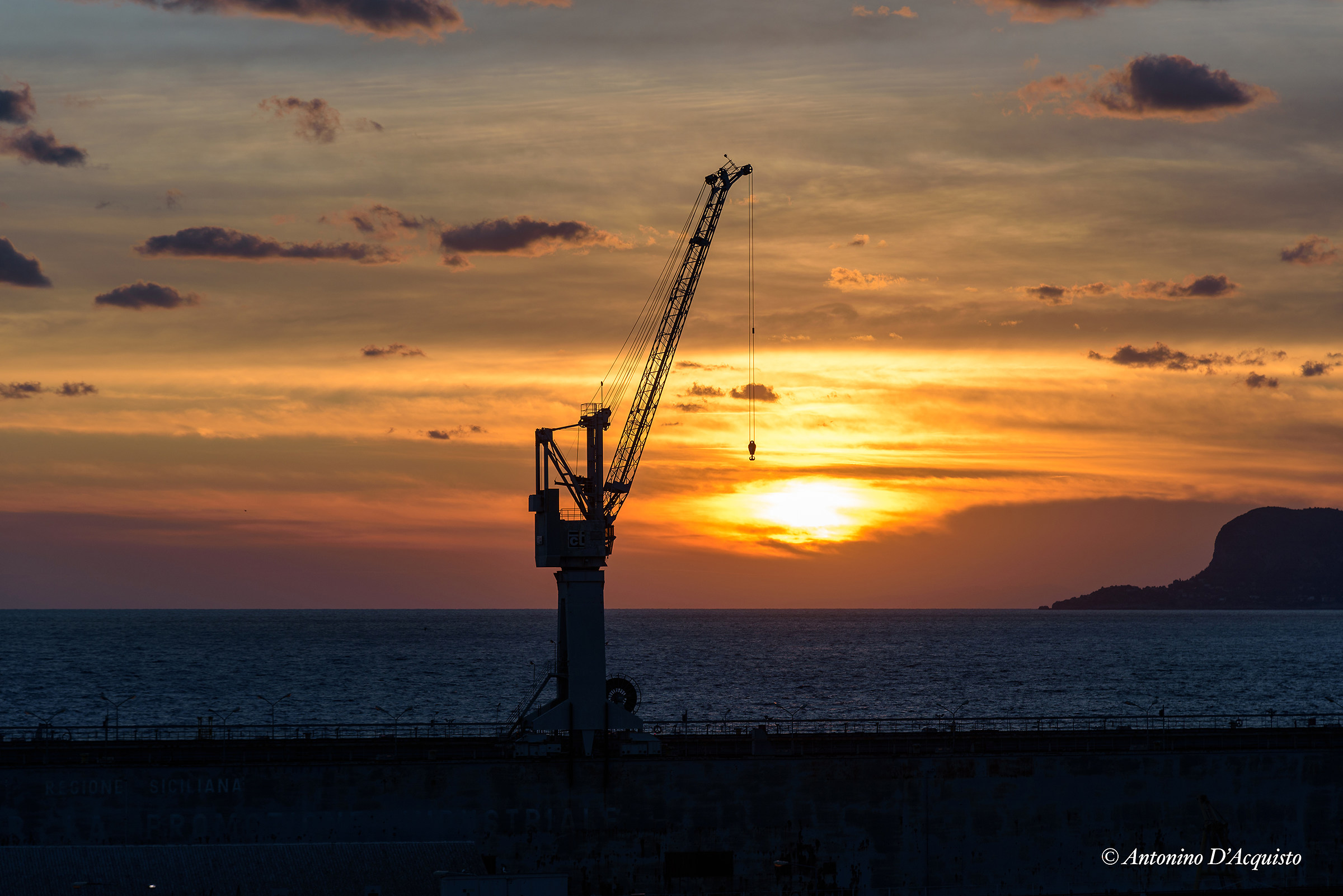 The Sun and the crane...