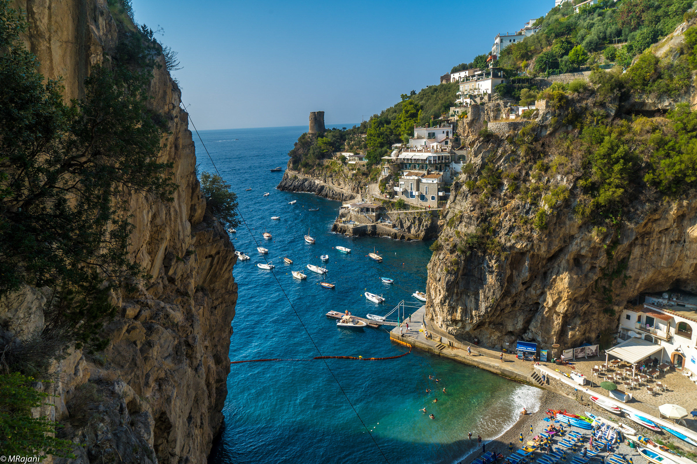 Praiano: la praia...