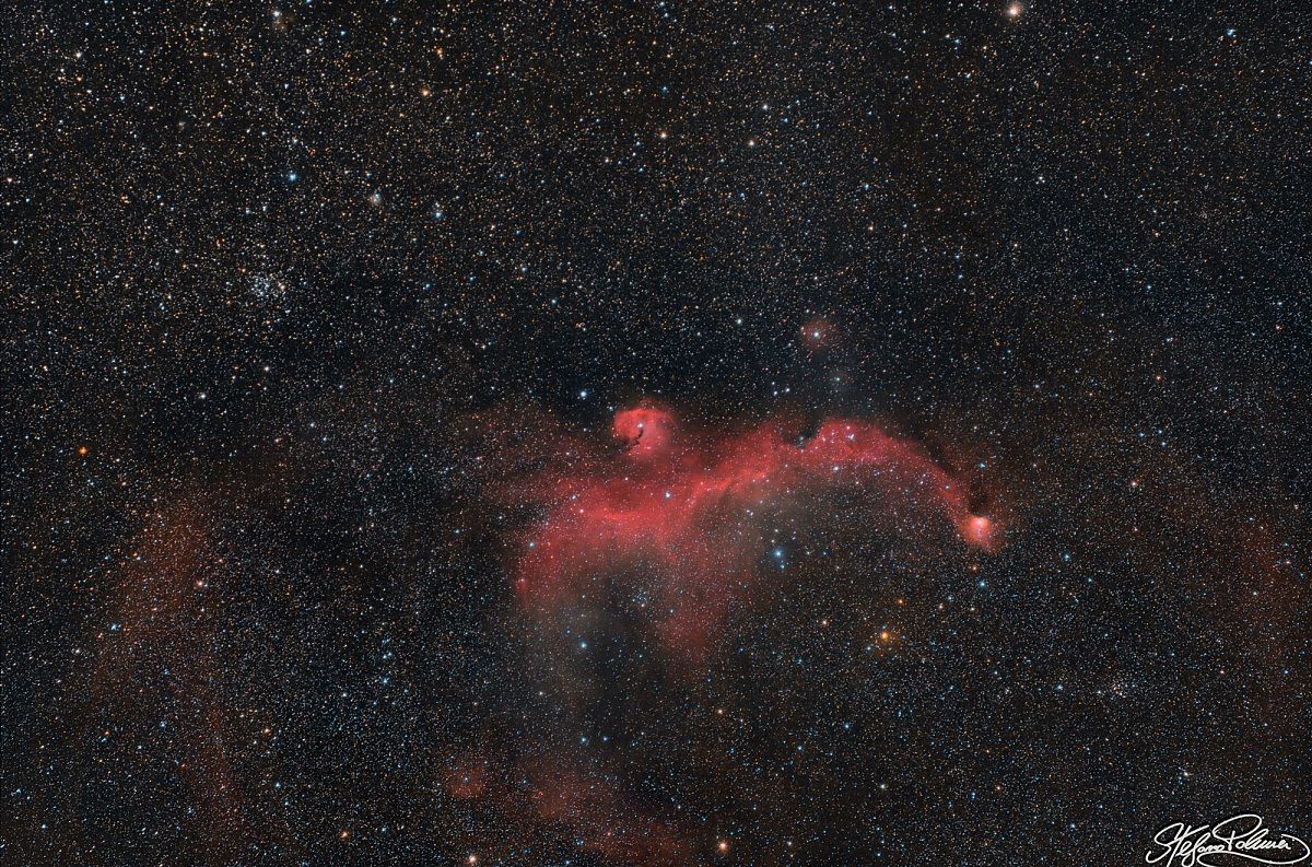 Seagull Nebula (Nebula Seagull) in Canis Major...