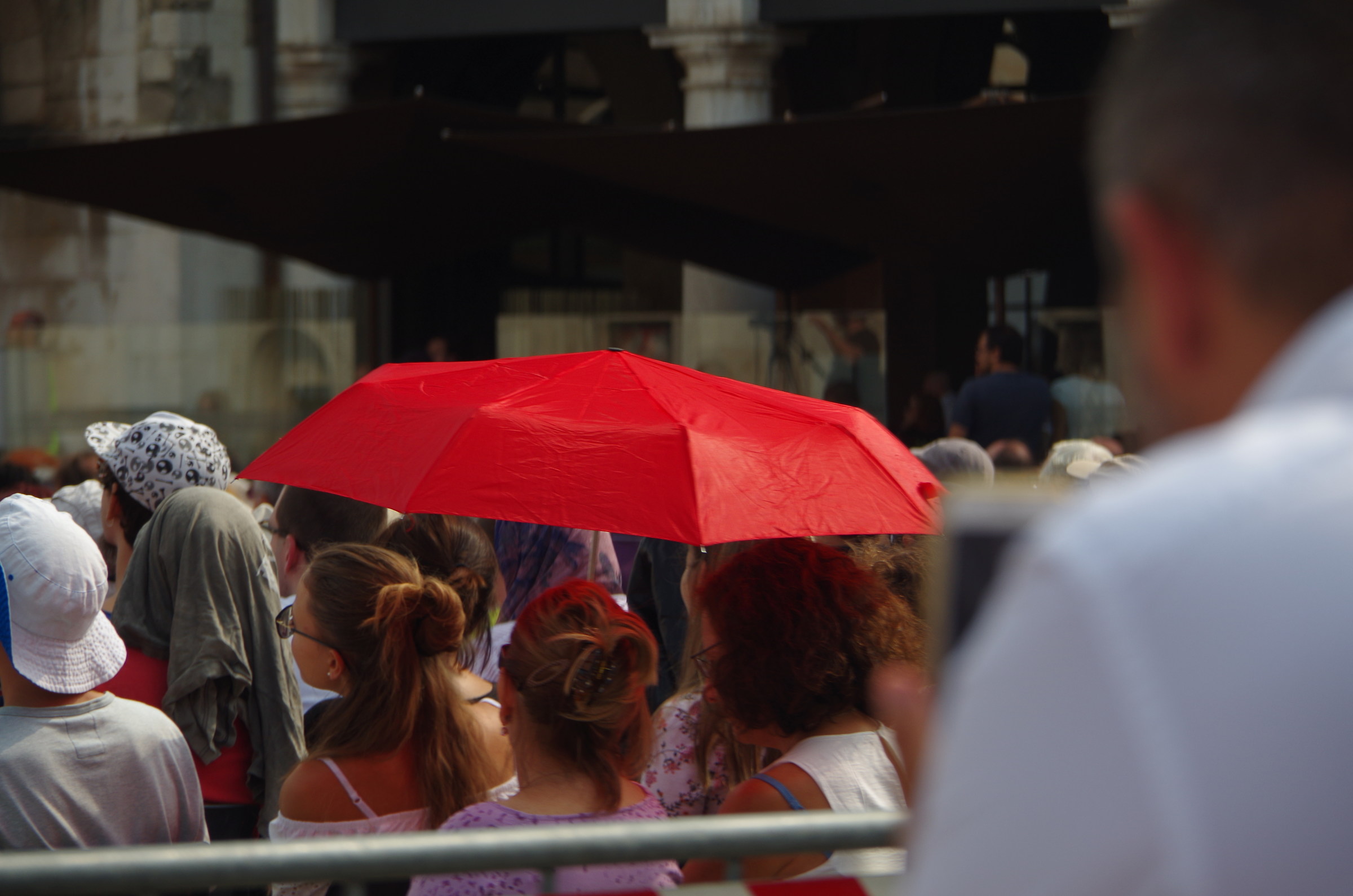 The Red umbrella...