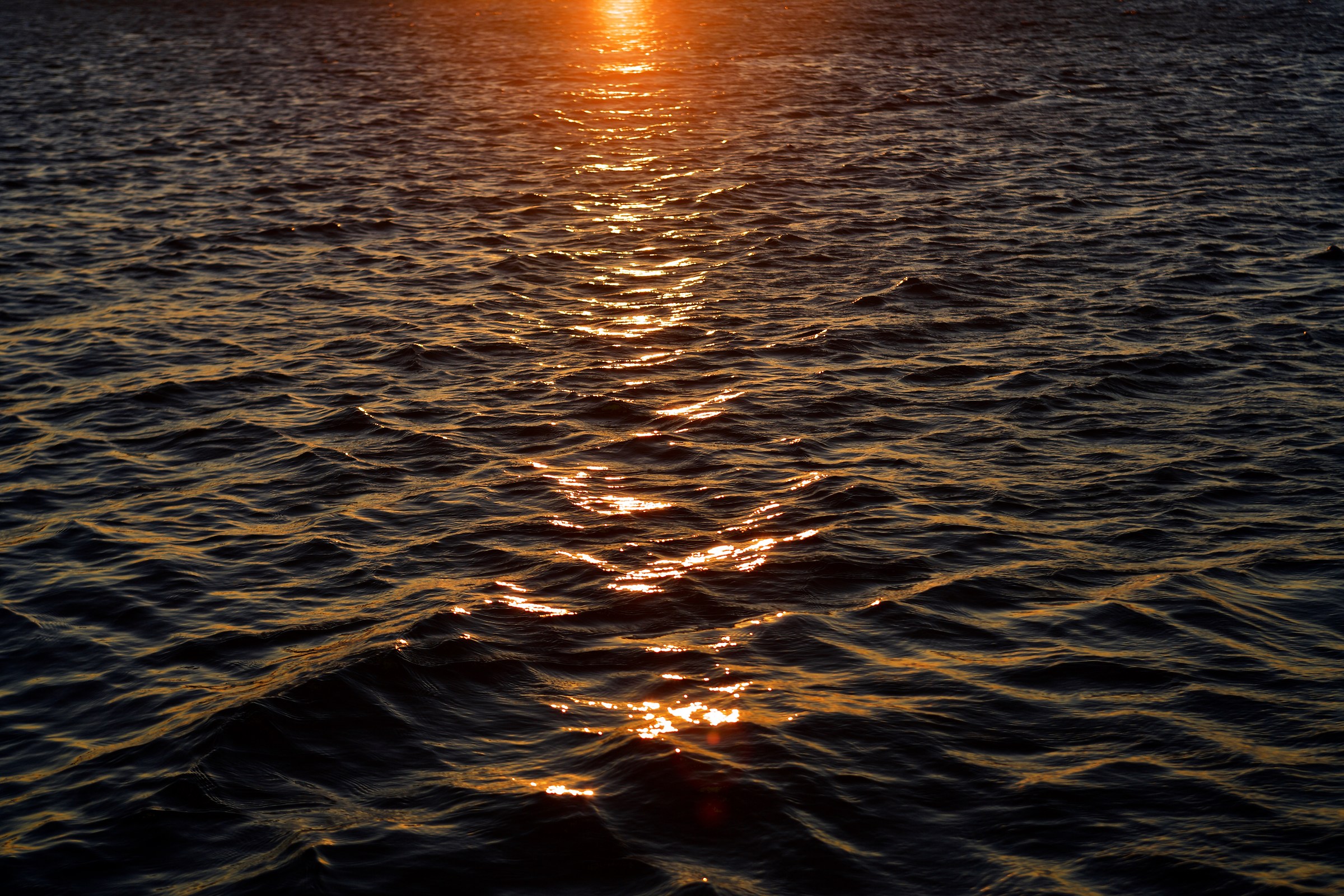 Sea on fire...