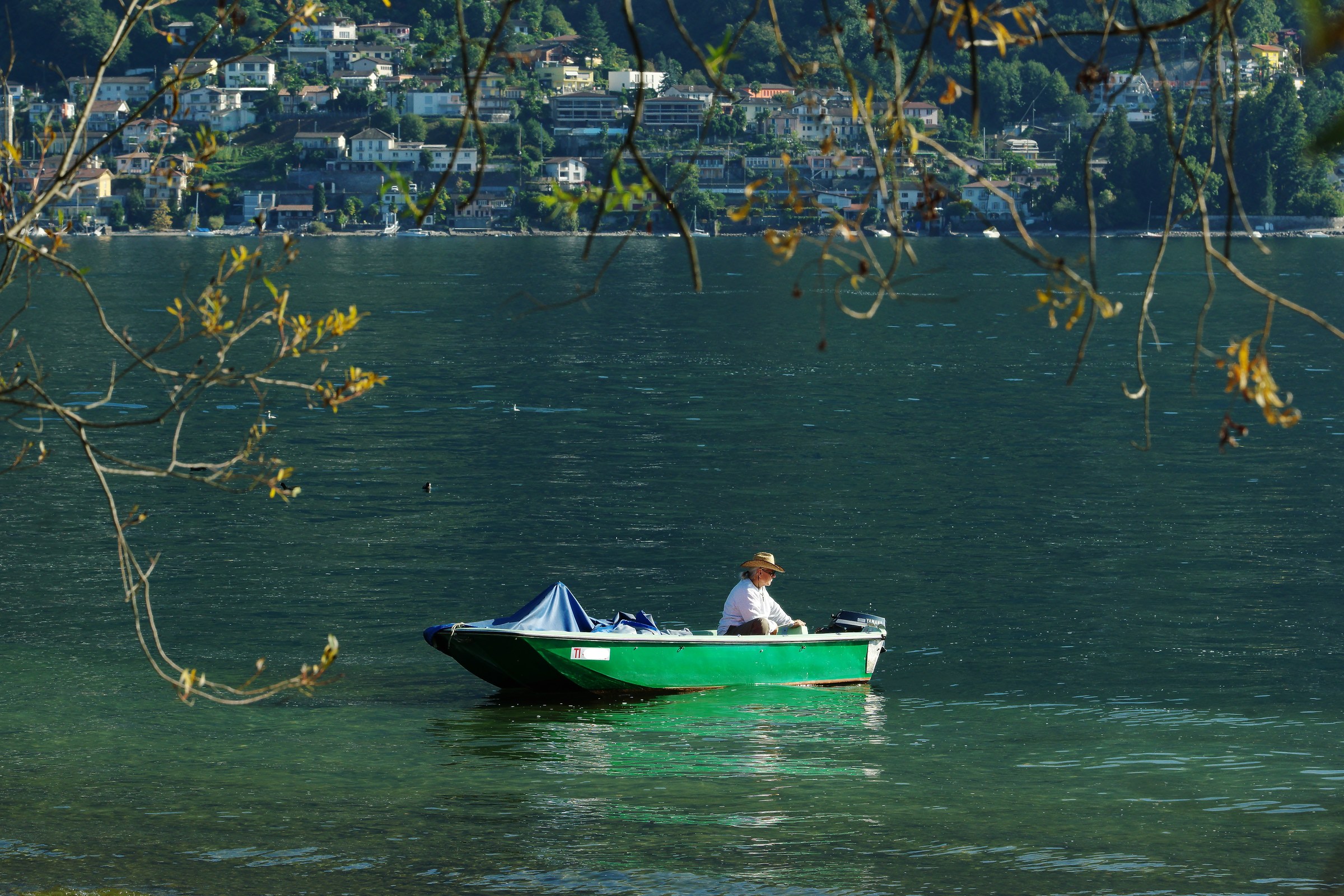 Fisherman on Lake Maggiore...