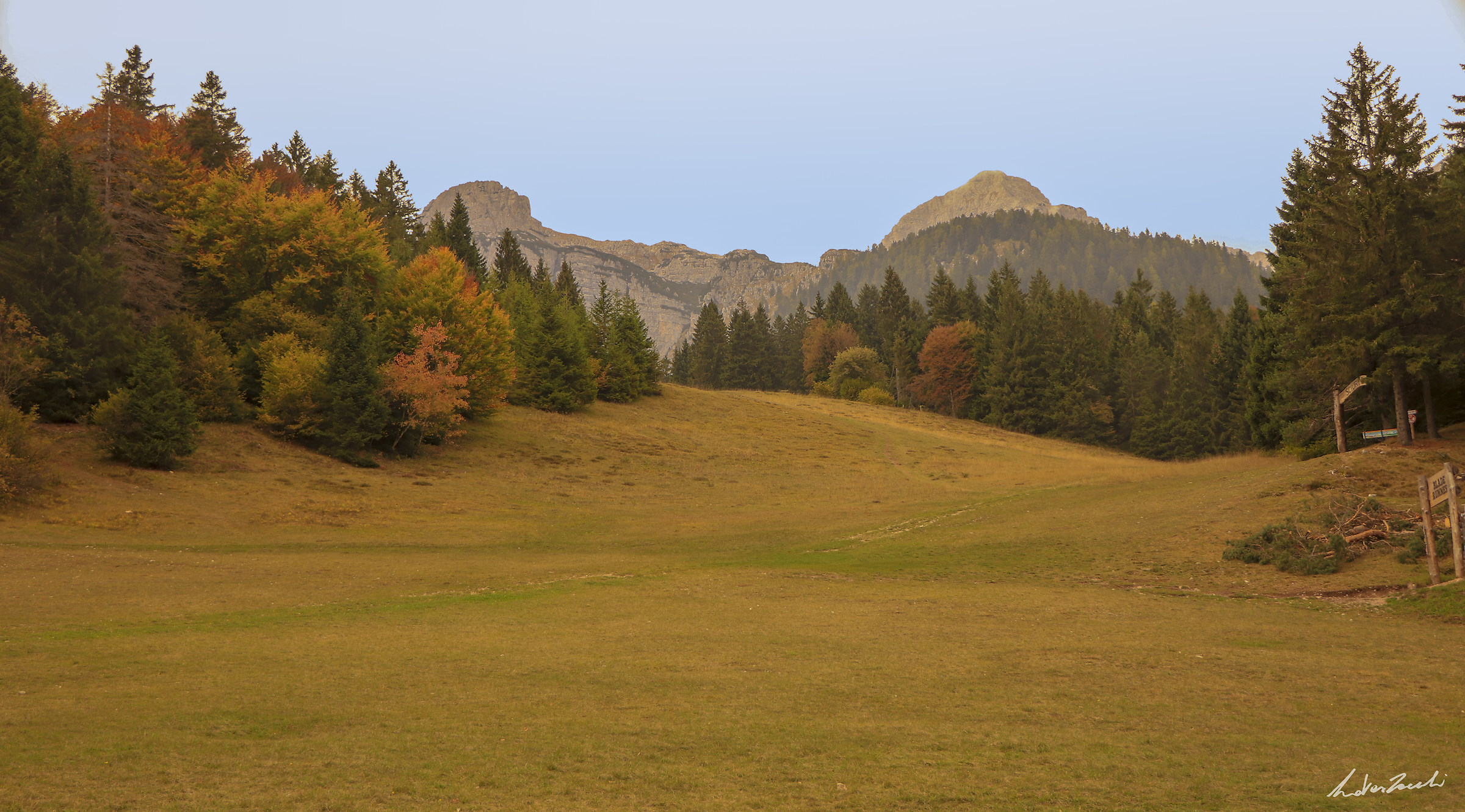 Un paesaggio stupendo...