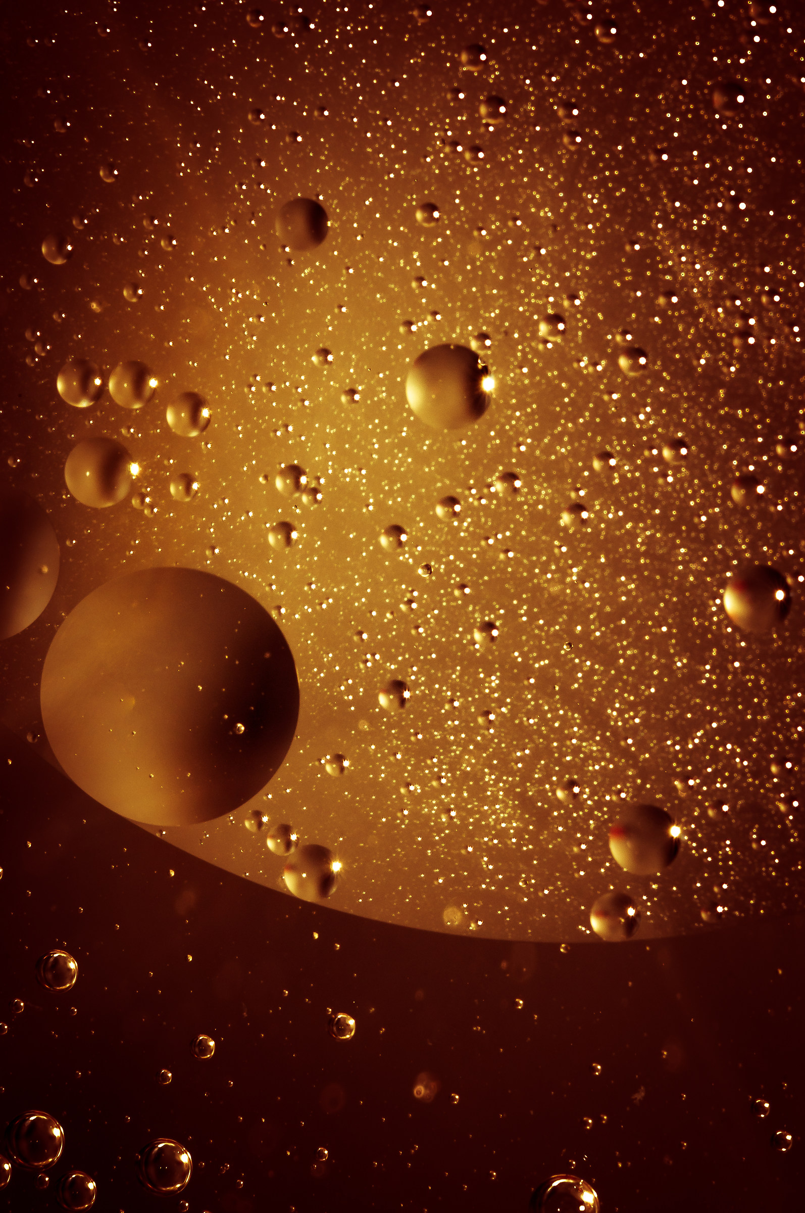 Drops and oil Reflections Mario JR Nicorelli...