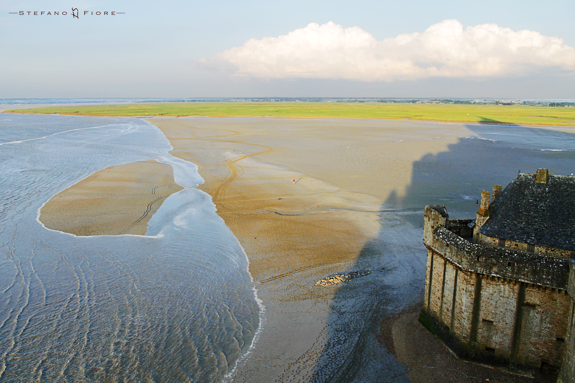 The embrace of the tide-Le Mont Saint Michel...
