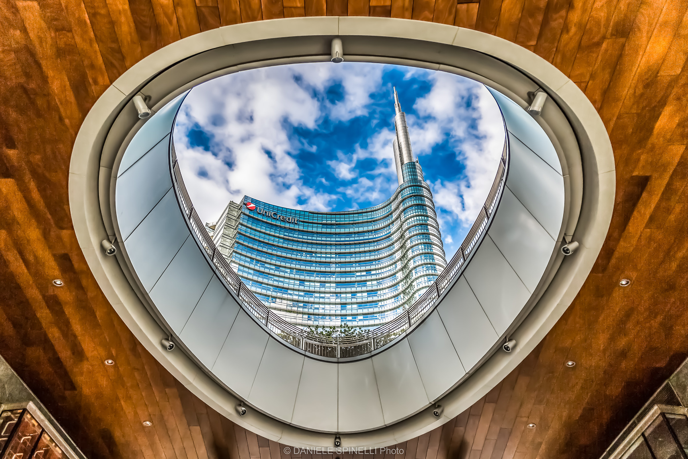 Glimpse of Torre Unicredit-milan...