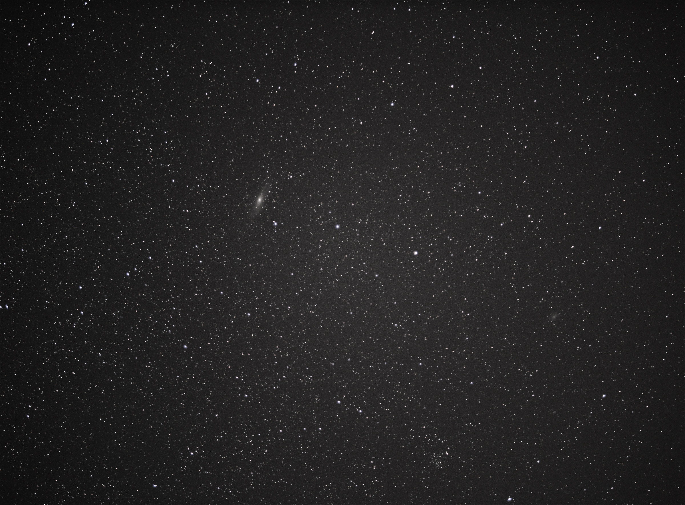 Andromeda, M110 and M33...