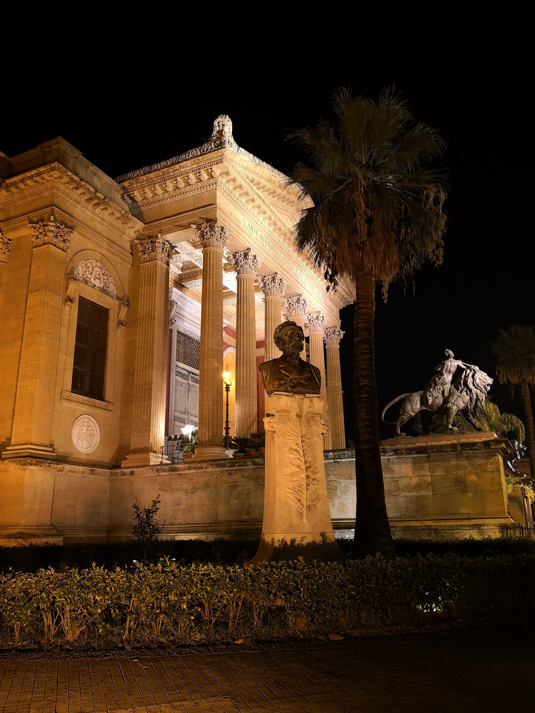 The Teatro Massimo in Palermo...