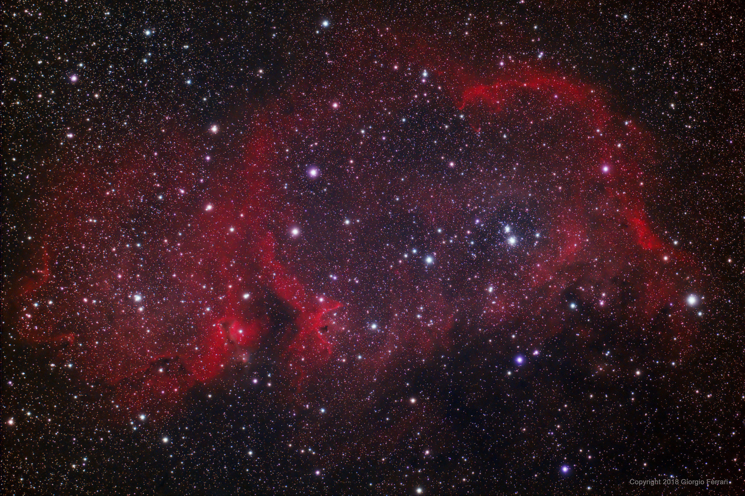 IC 1848 Soul Nebula or Embryo Nebula...