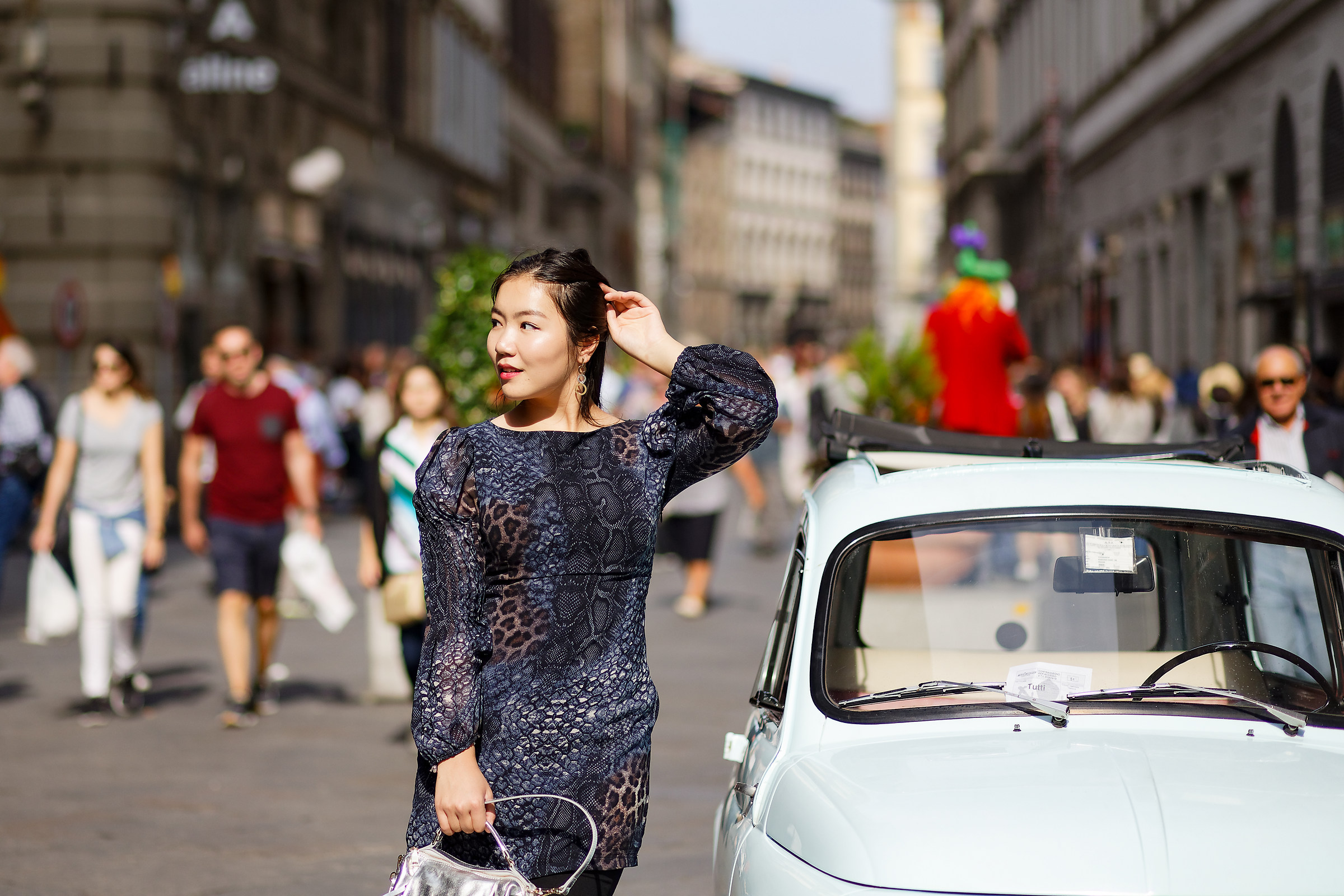 La ragazza con la bianchina...