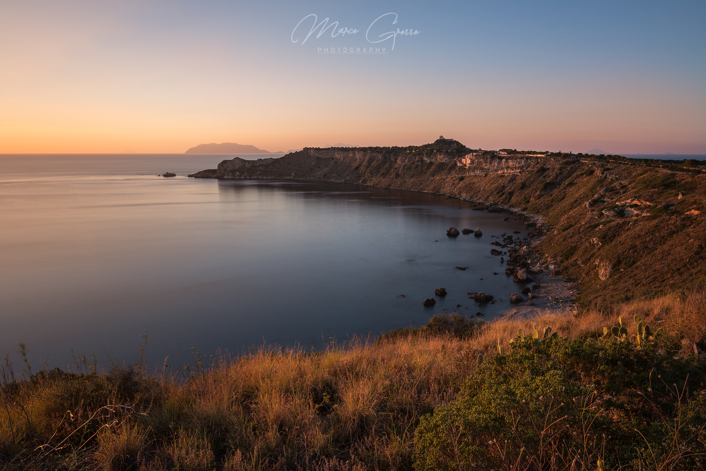 Sunset at Cape Milazzo...