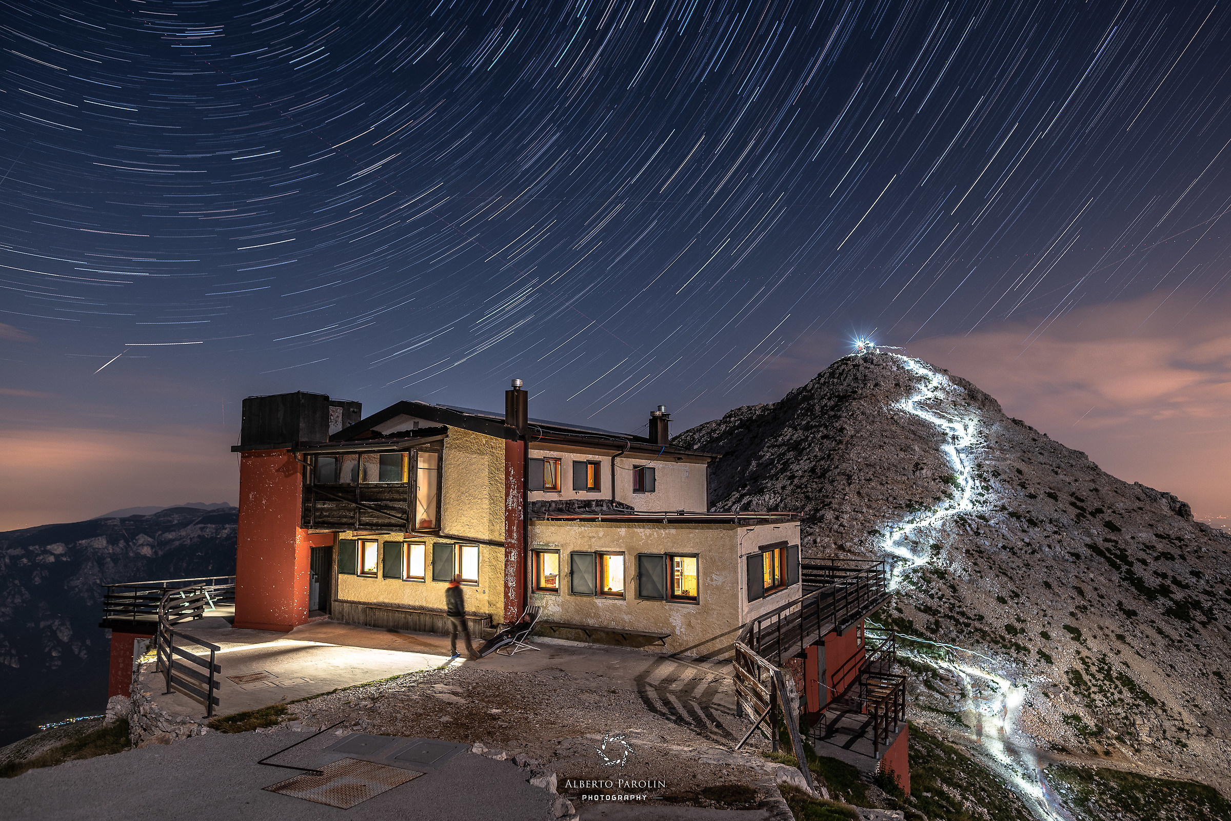 Star trail sul Carega [2.259 m]...