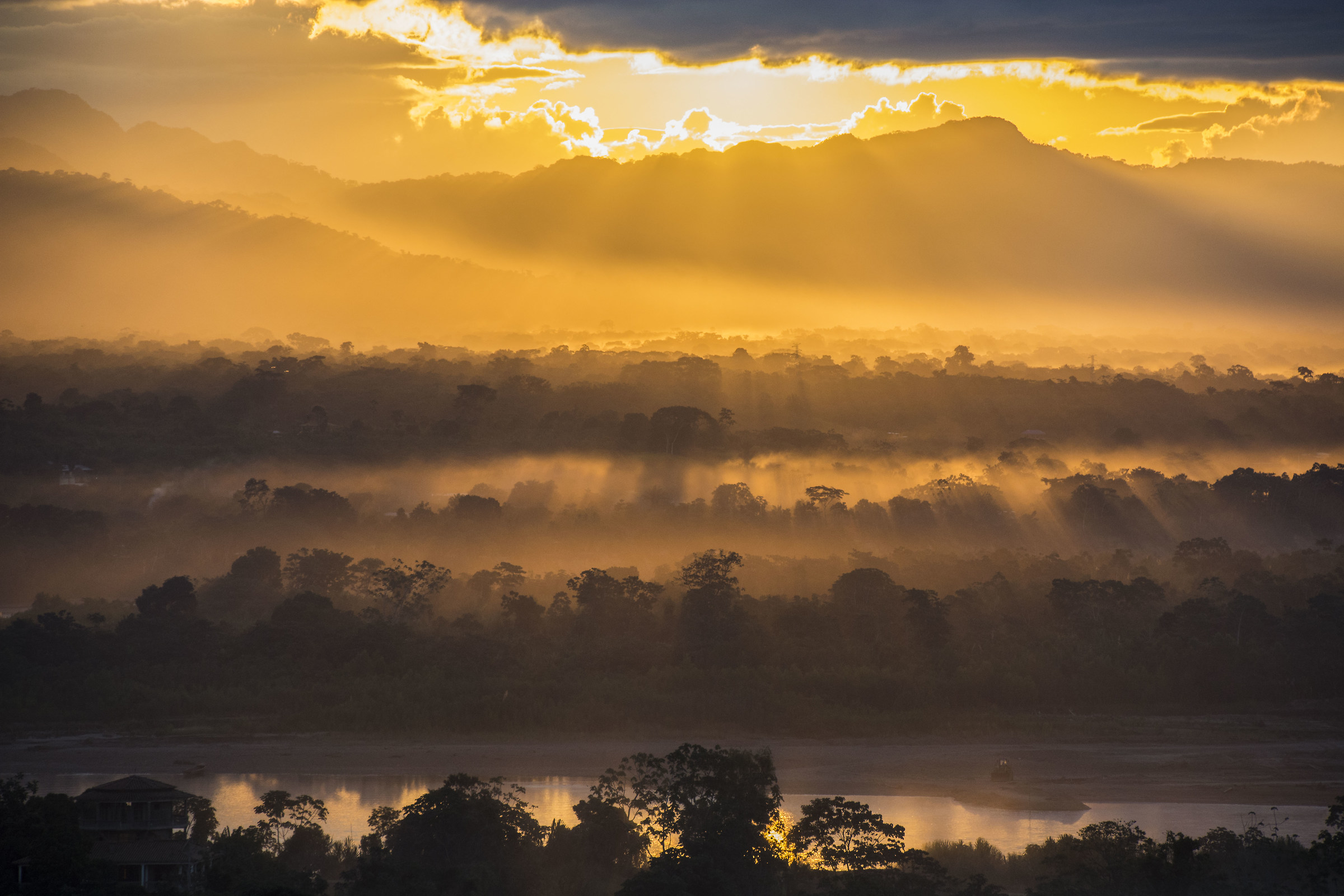 Sunset Rurrenabaque Amazonia...