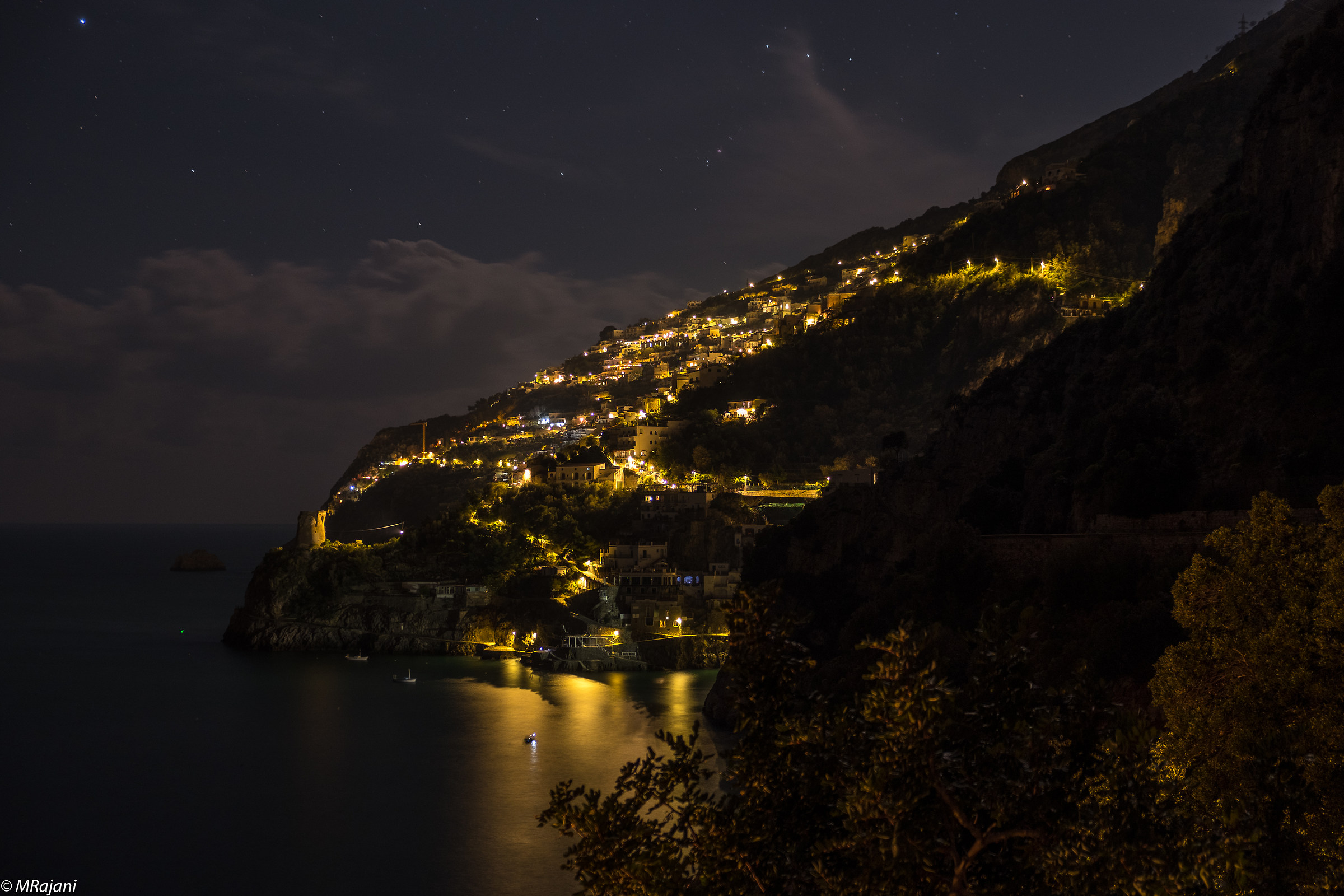 Praiano's view at night...