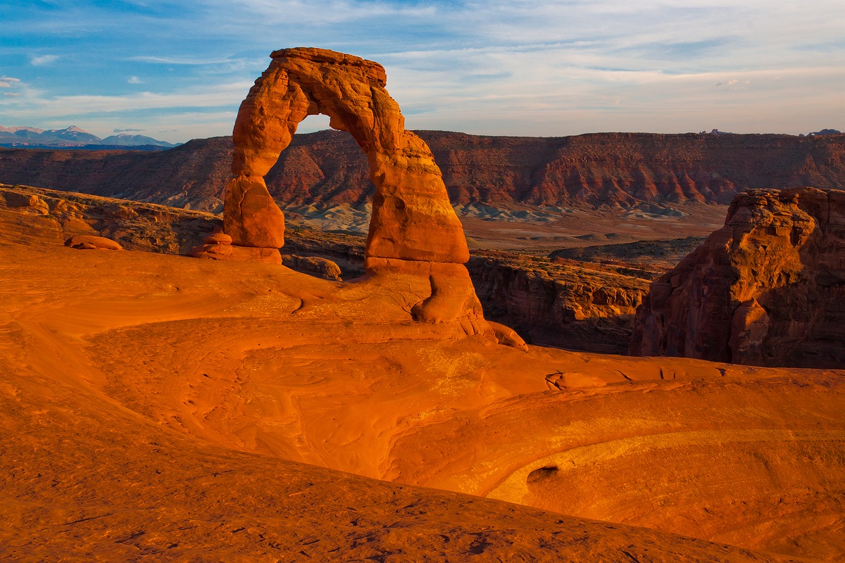 Sunset at Delicate Arch...