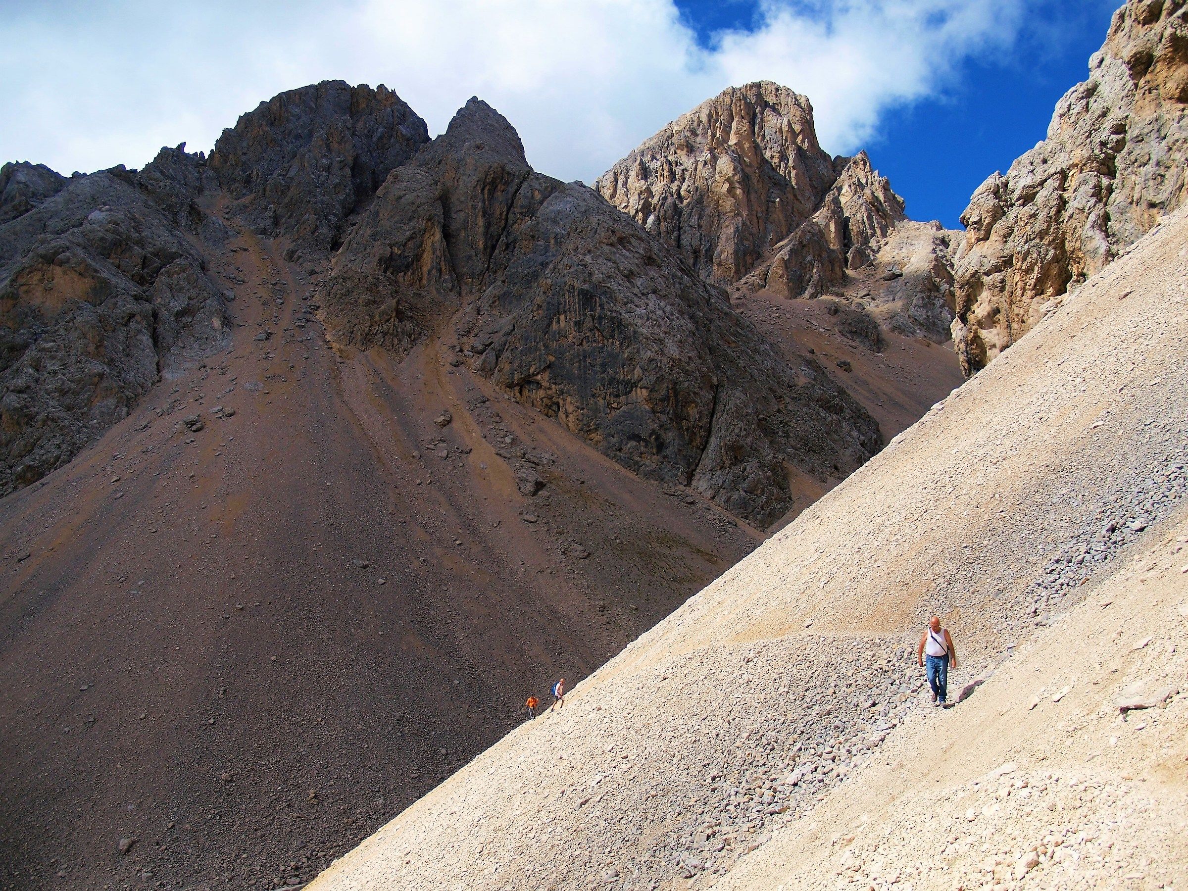 salendo al passo delle Cirelle....