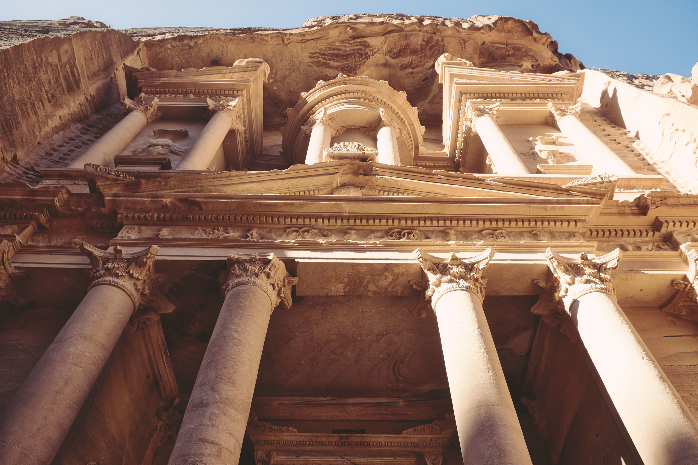 Jordan-Petra-façade of the Treasury...