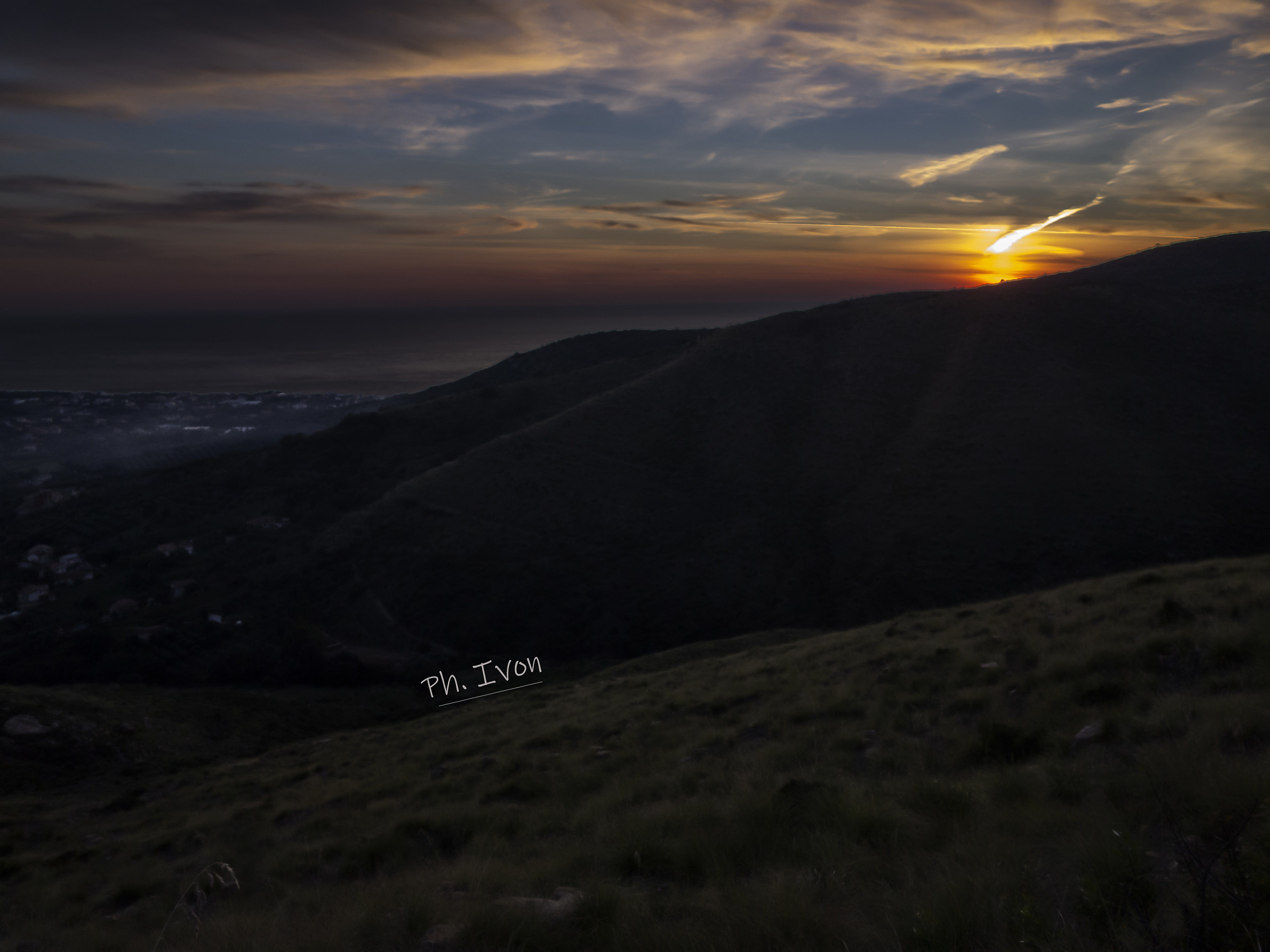 Sunset over the Kings...