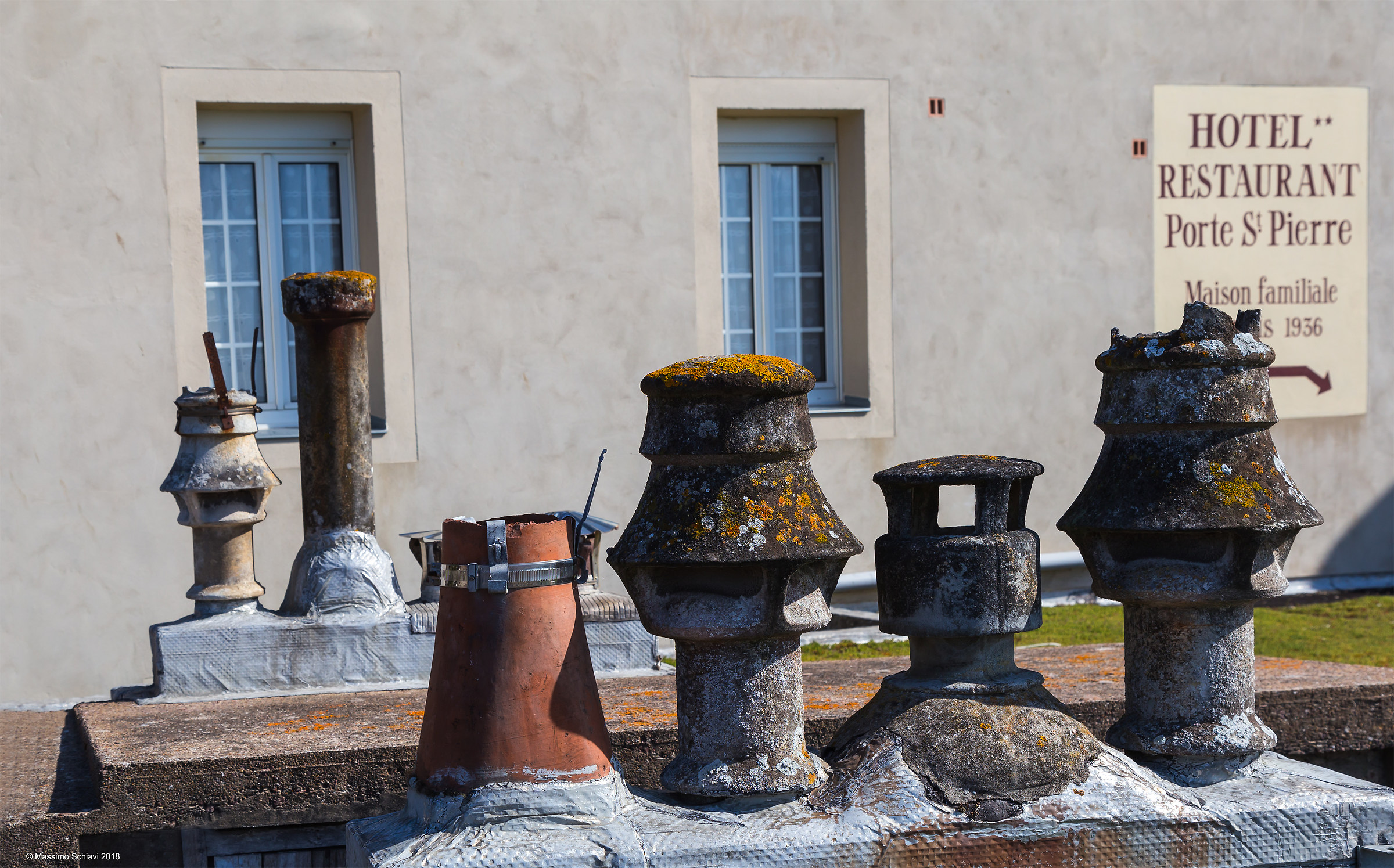 The chimney-pots of Saint Malo....