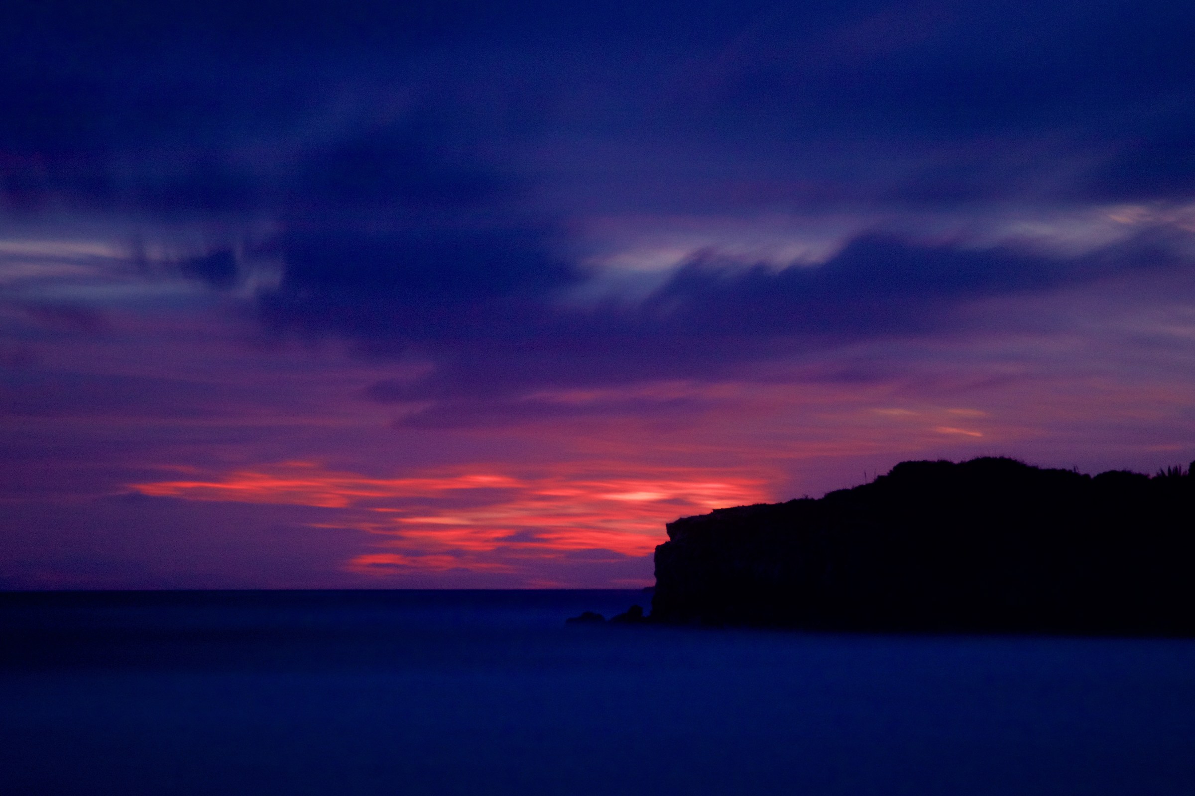 Sunset...