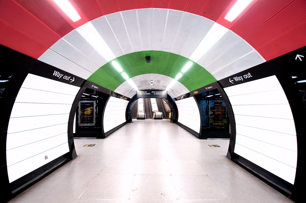 Haymarket Metro Station - Newcastle Upon Tyne - UK...