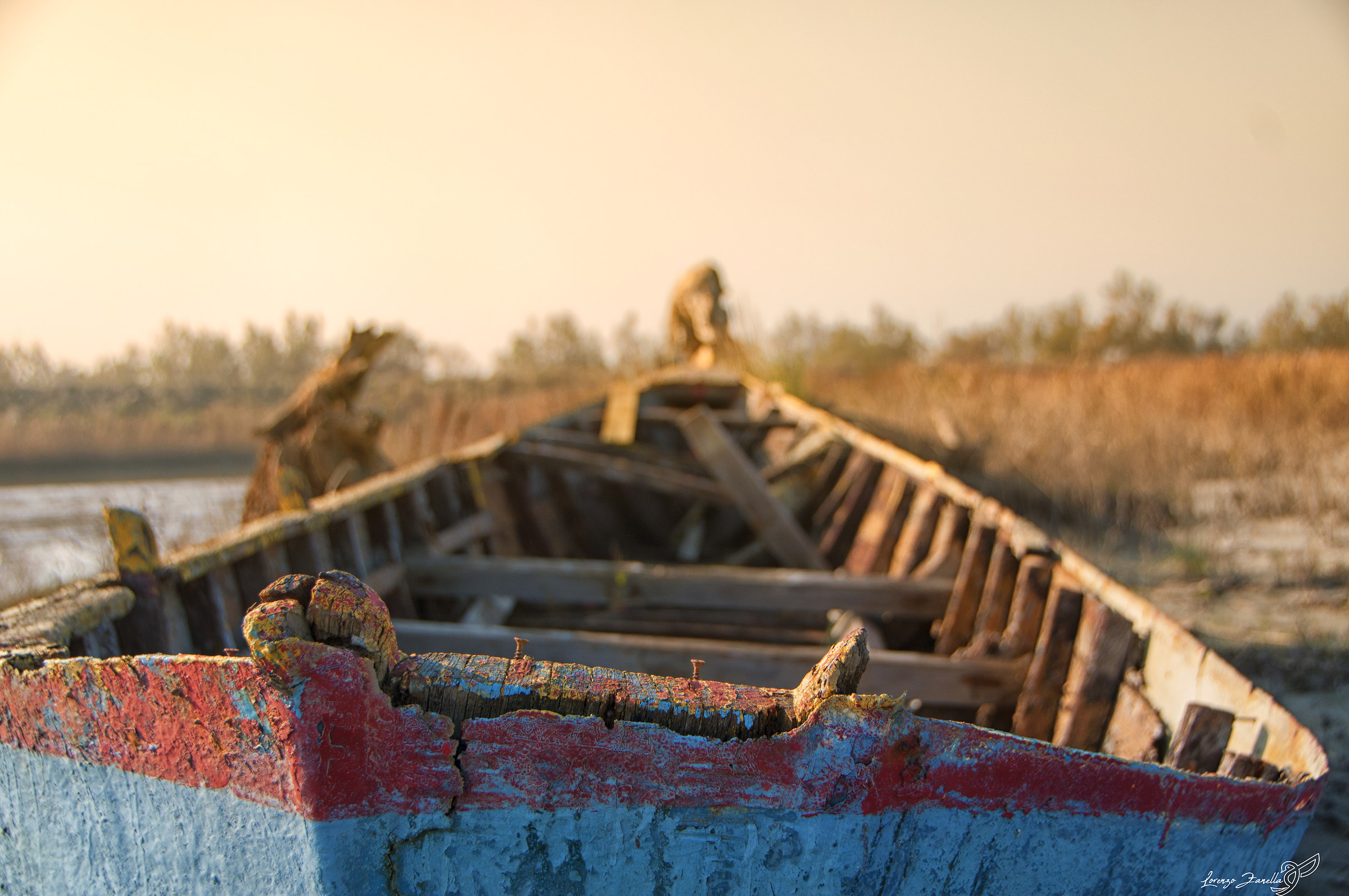 Abandoned boat ...