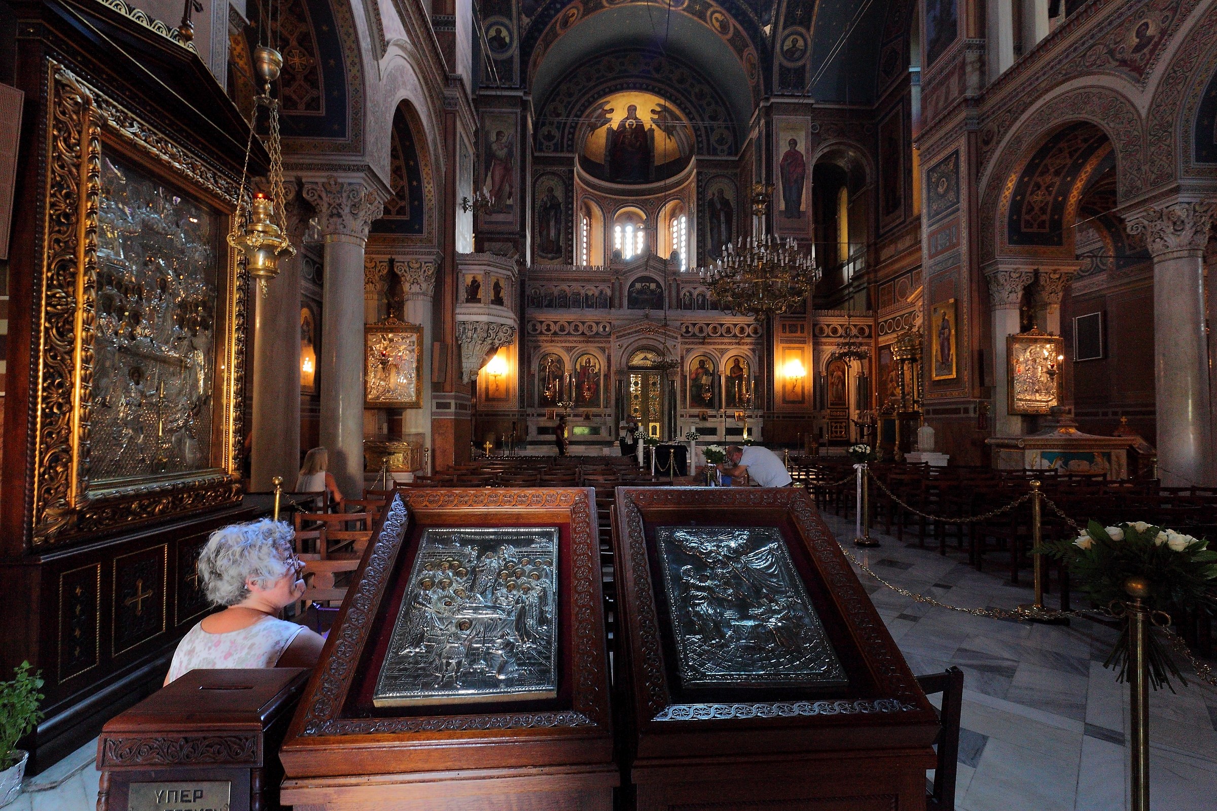 ATHENS-Interior of the Basilica...