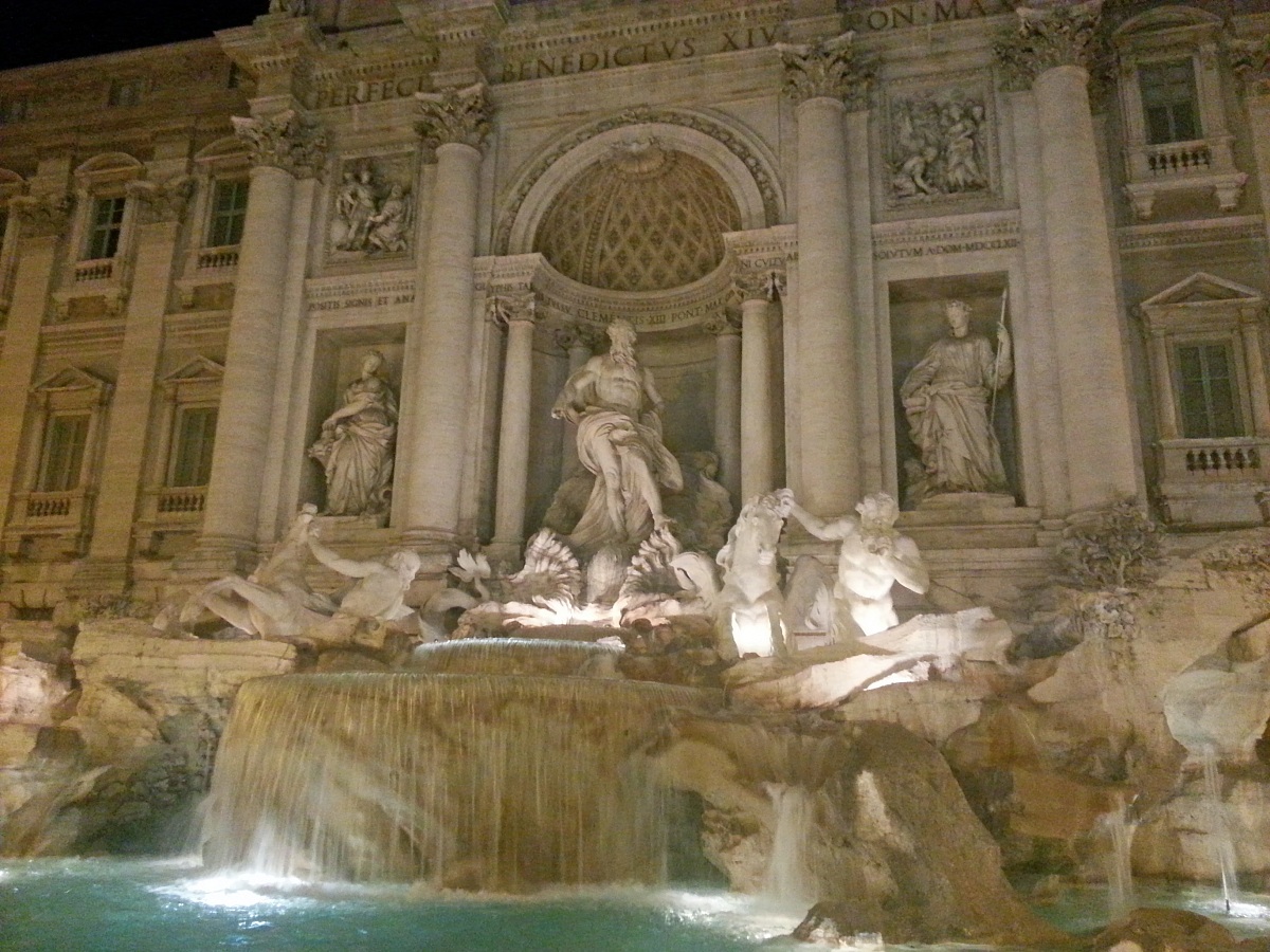 Rome at night...