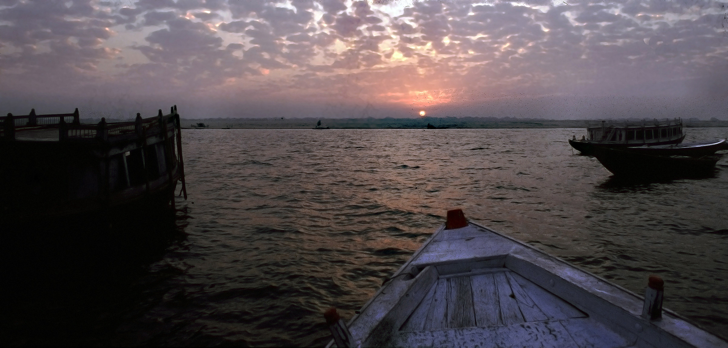 Sunrise on the Ganges...