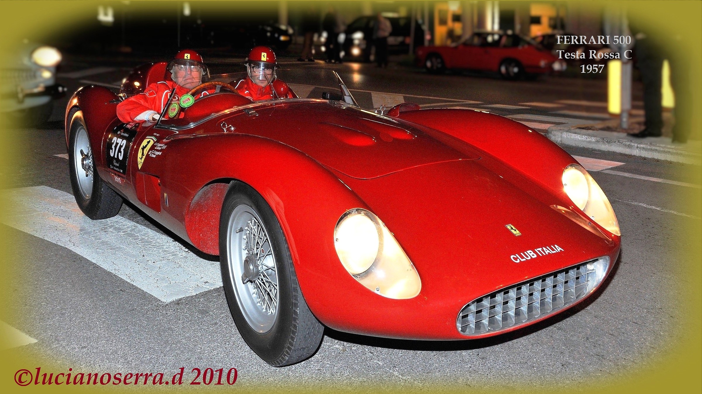Ferrari 500 red head "C"-1957...