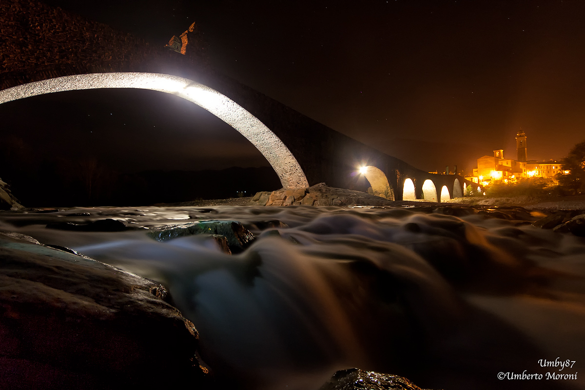 Ponte del diavolo di notte...