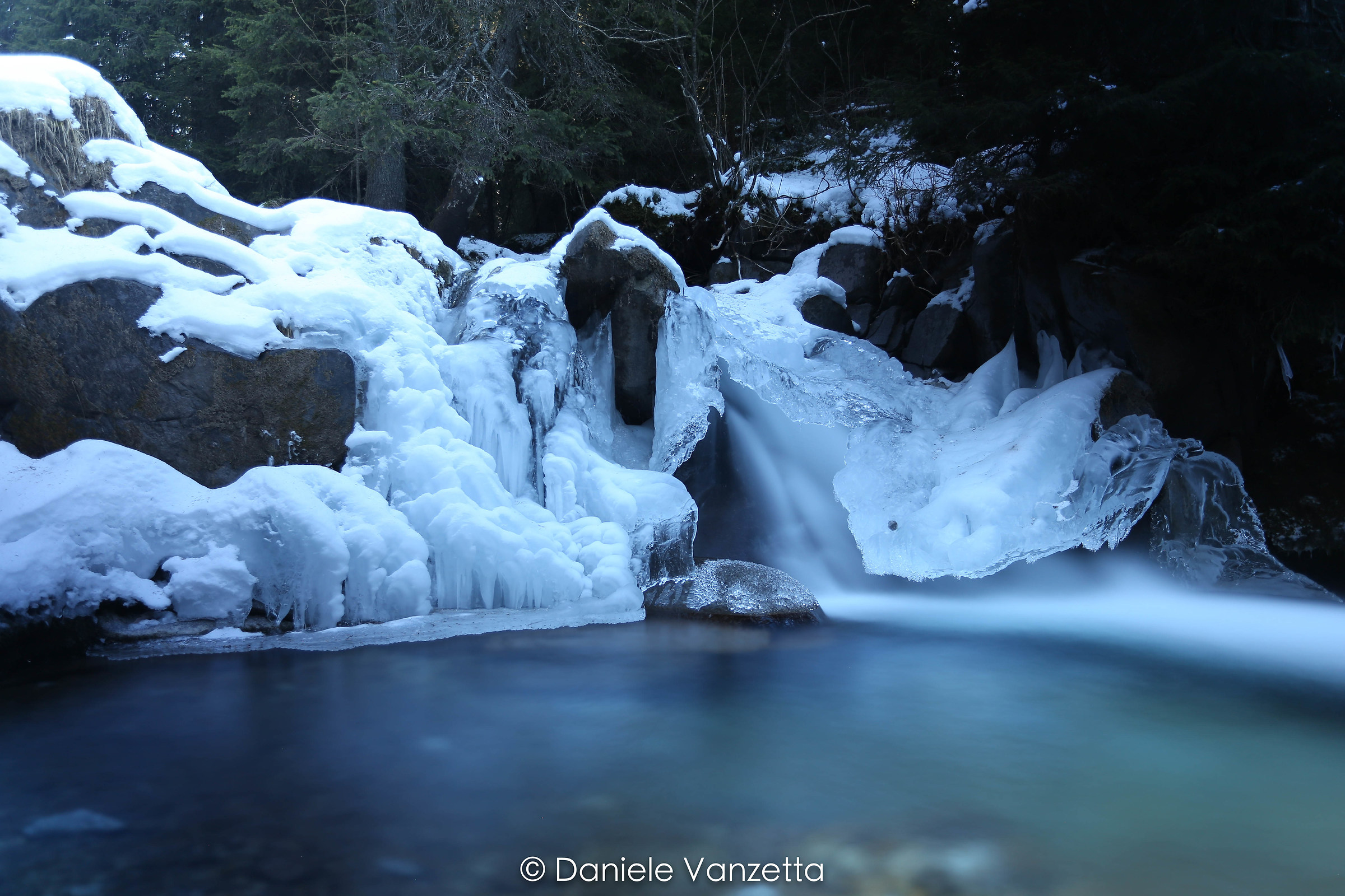 Small waterfall in Malga Venegia...