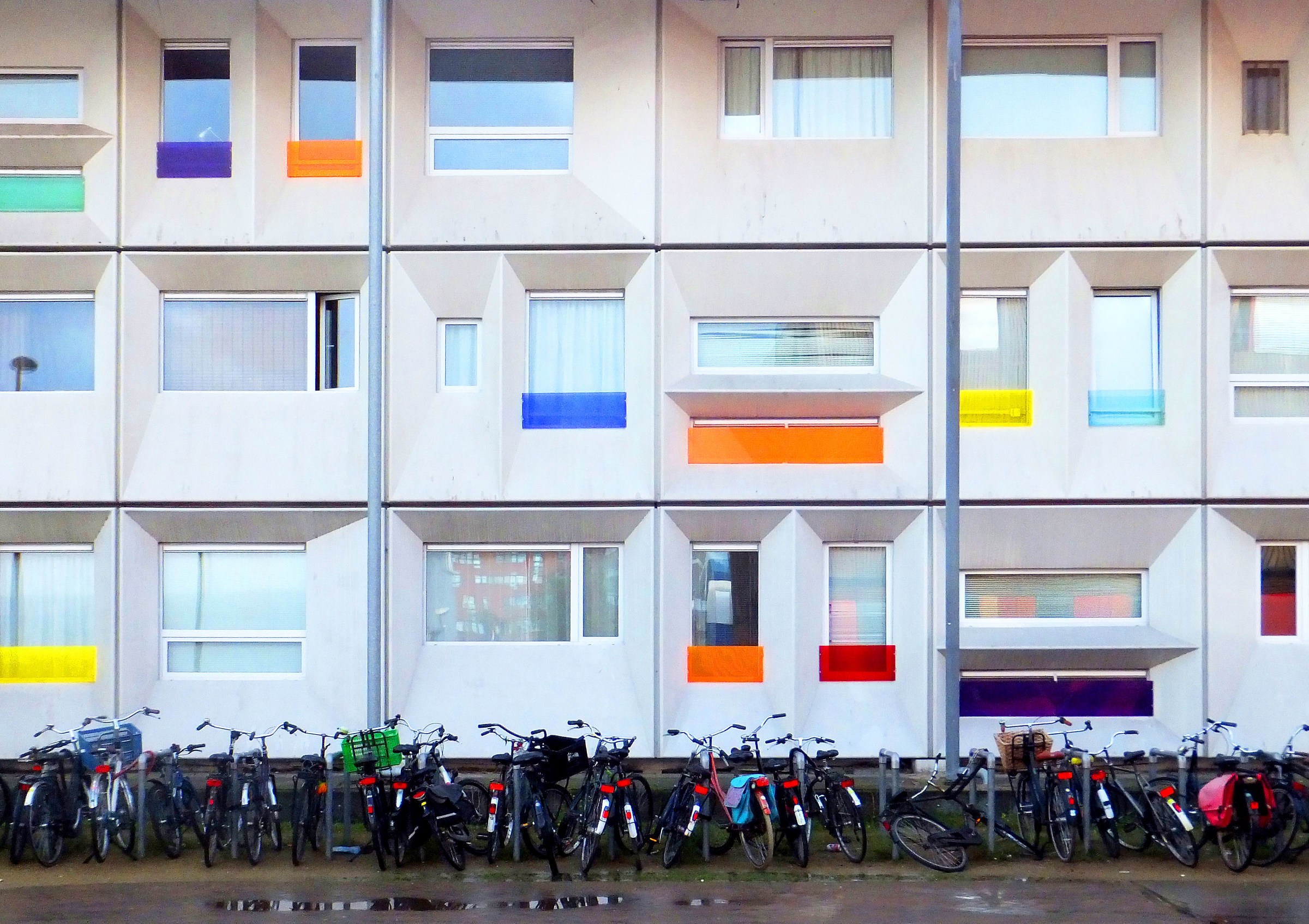Facade of a school _ Amsterdam ...