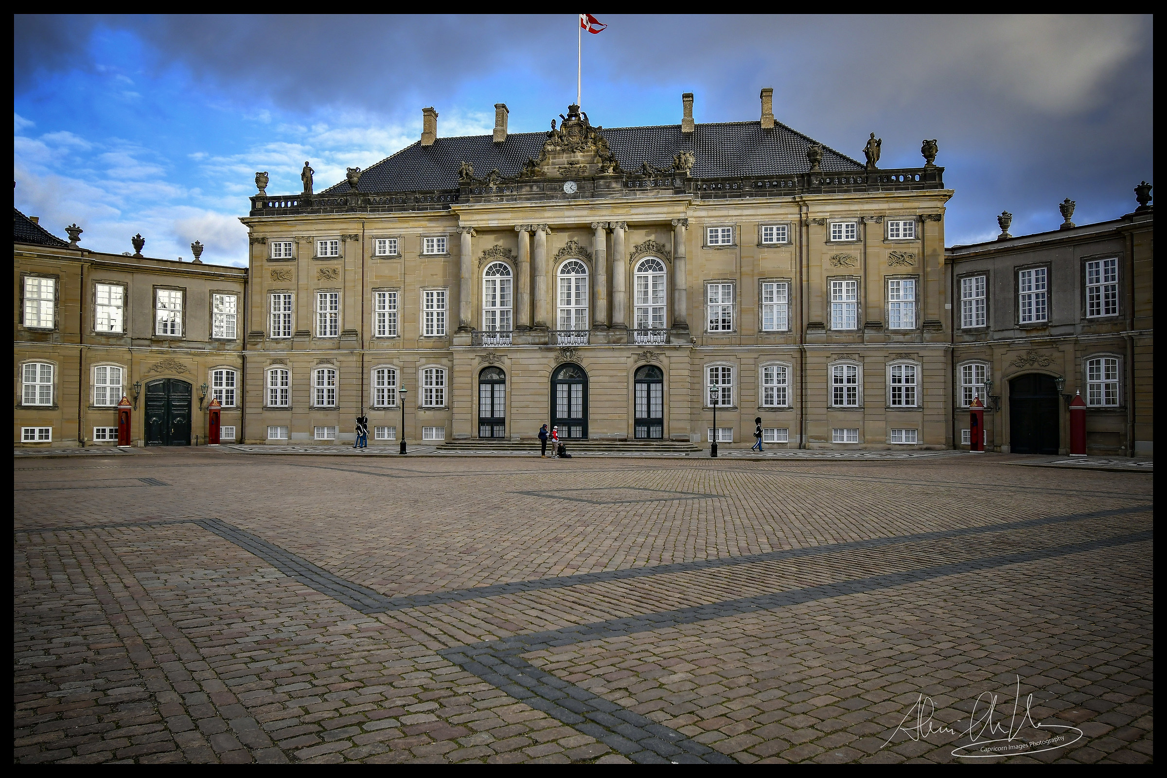 Palazzo reale di Copenaghen, l'Amalienborg - view...
