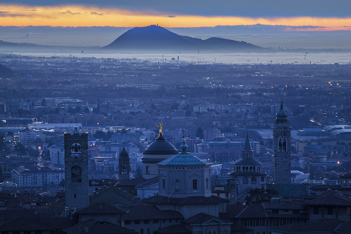 Bergamo at dawn...