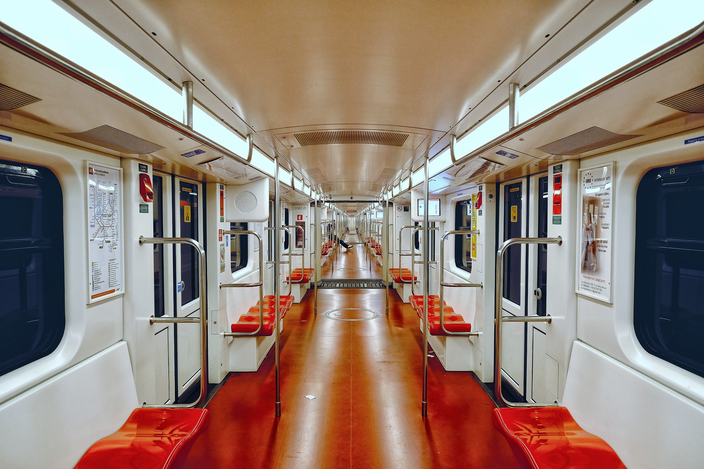 in metro...