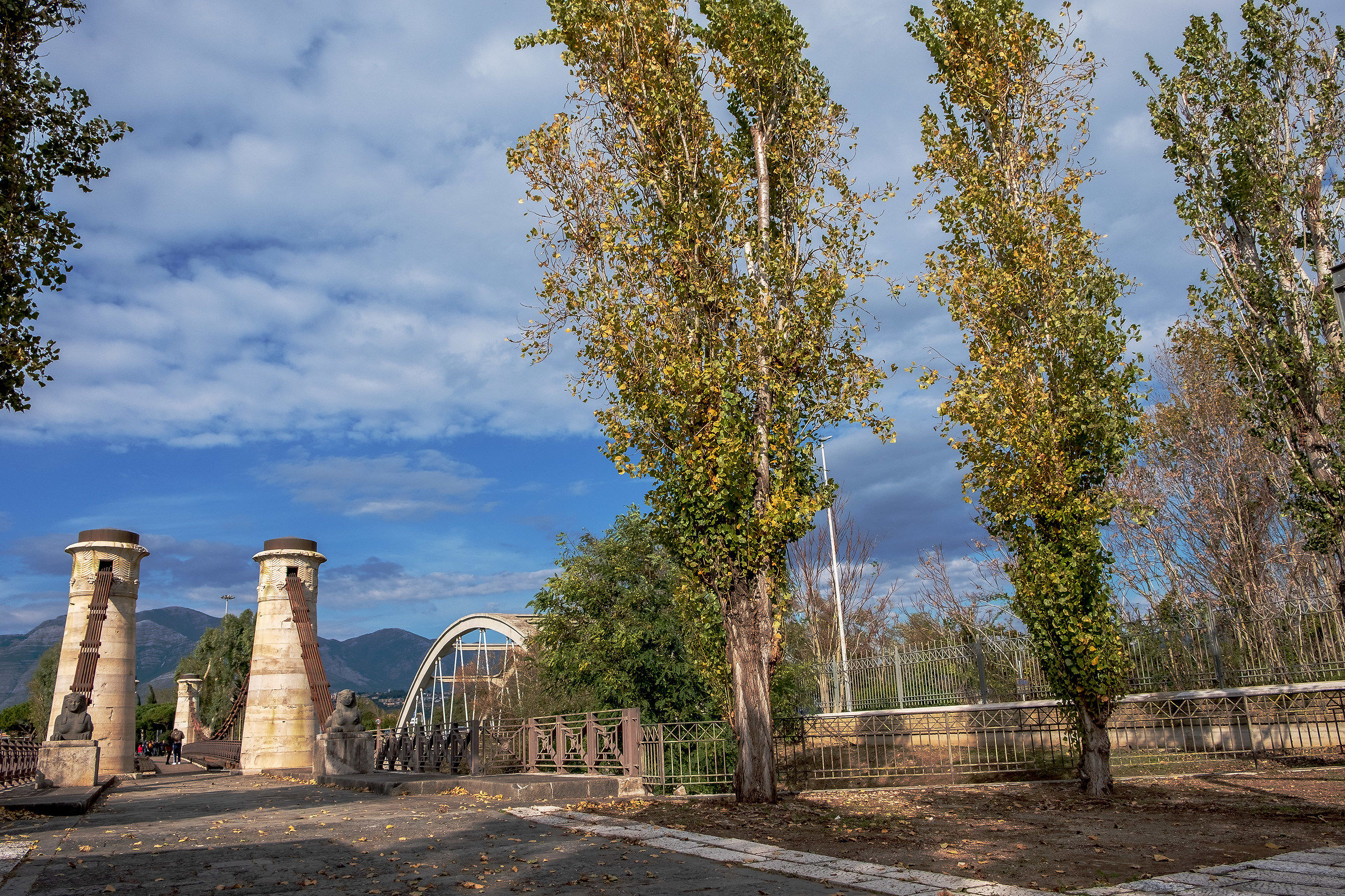 Bridges over the Garigliano River...