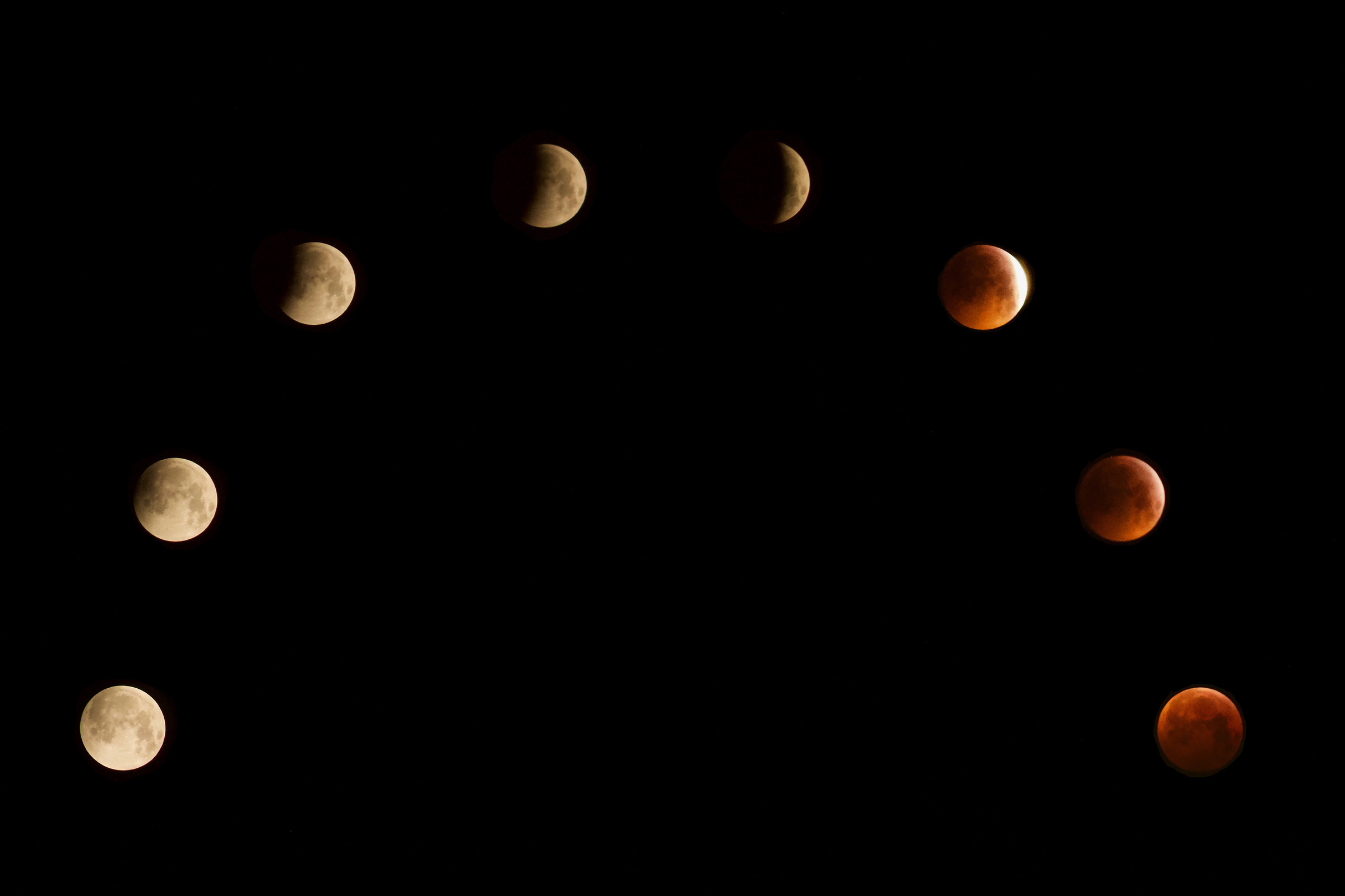Eclissi Totale Lunare 21.01.2019...