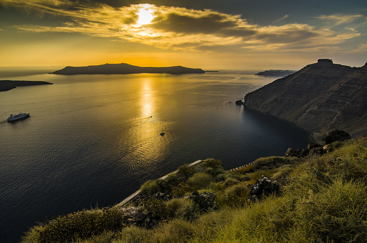 Sunset-Santorini...